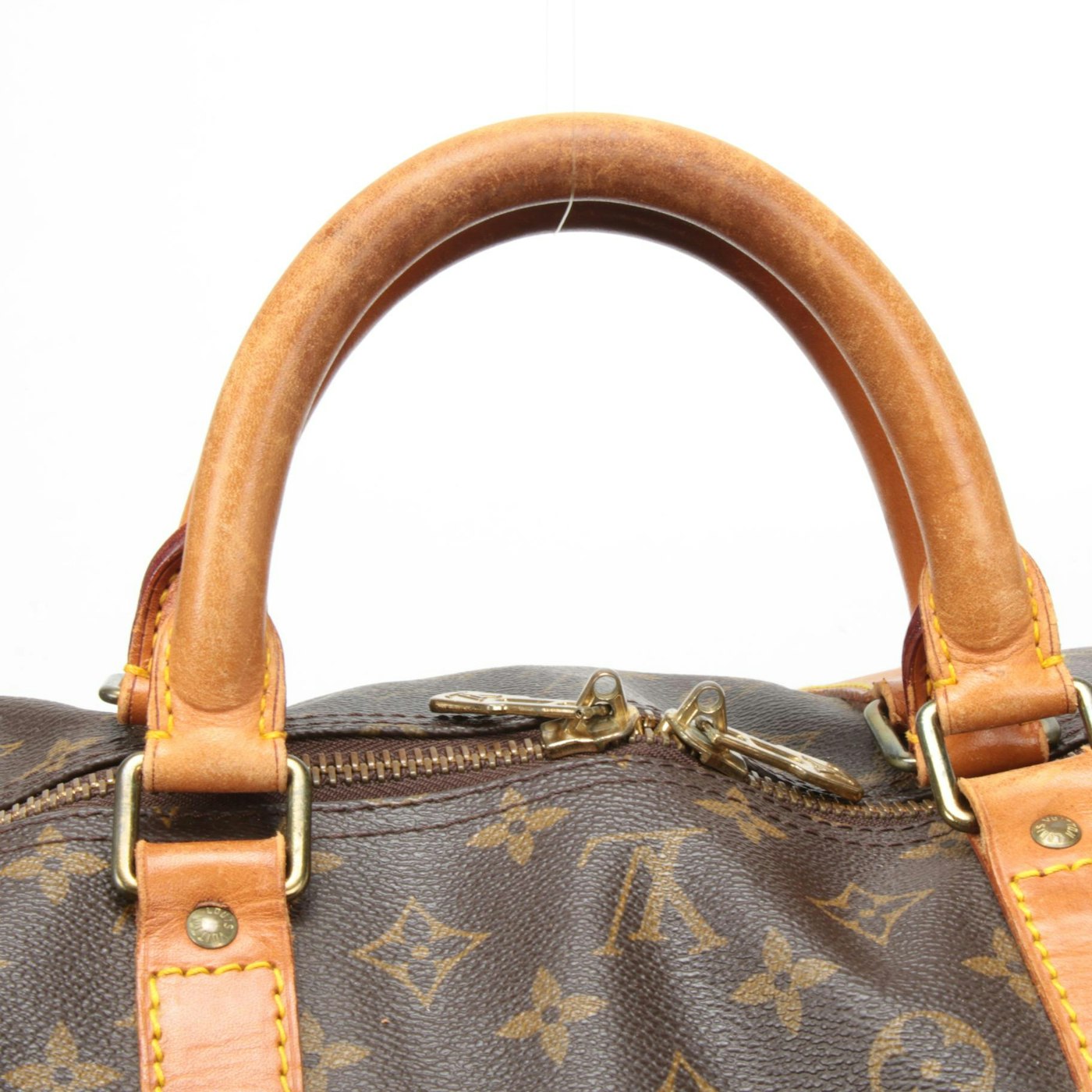 Louis Vuitton Keepall 55 Duffle Bag in Monogram Canvas and Vachetta Leather | EBTH