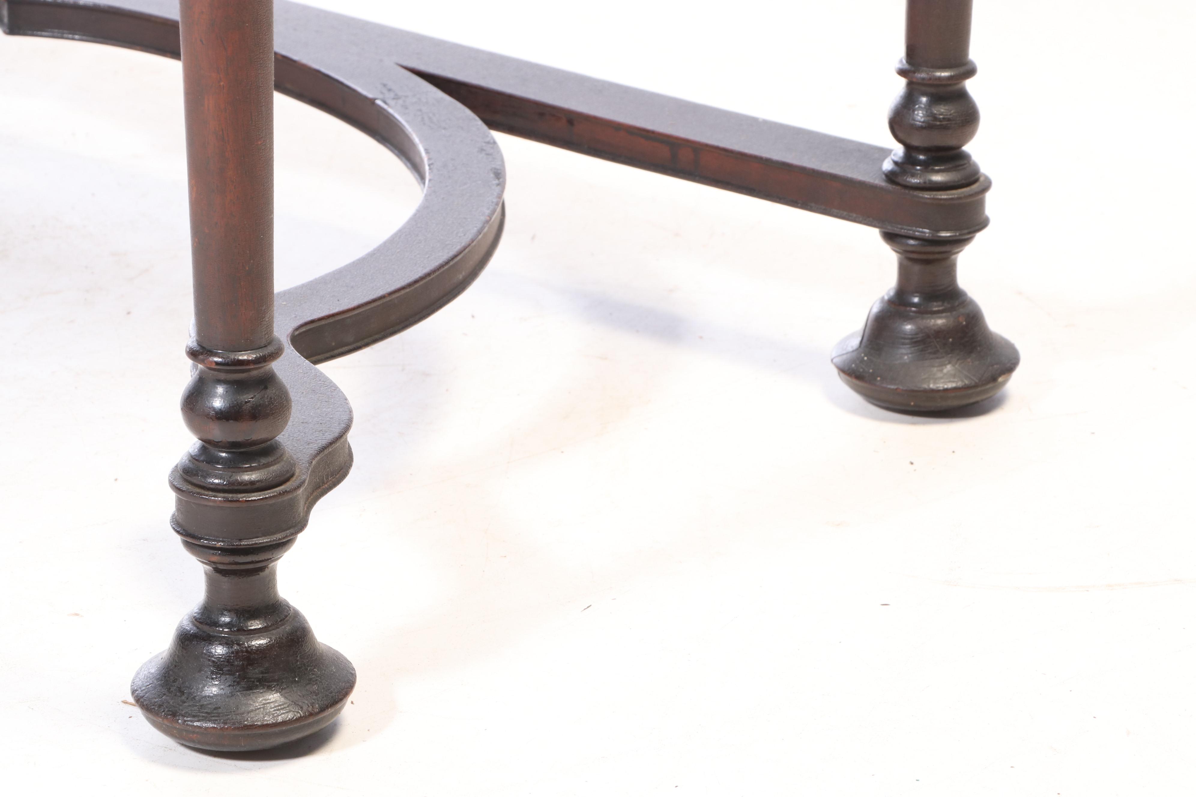 Jacobean Style Walnut Buffet Table, Early 20th Century EBTH