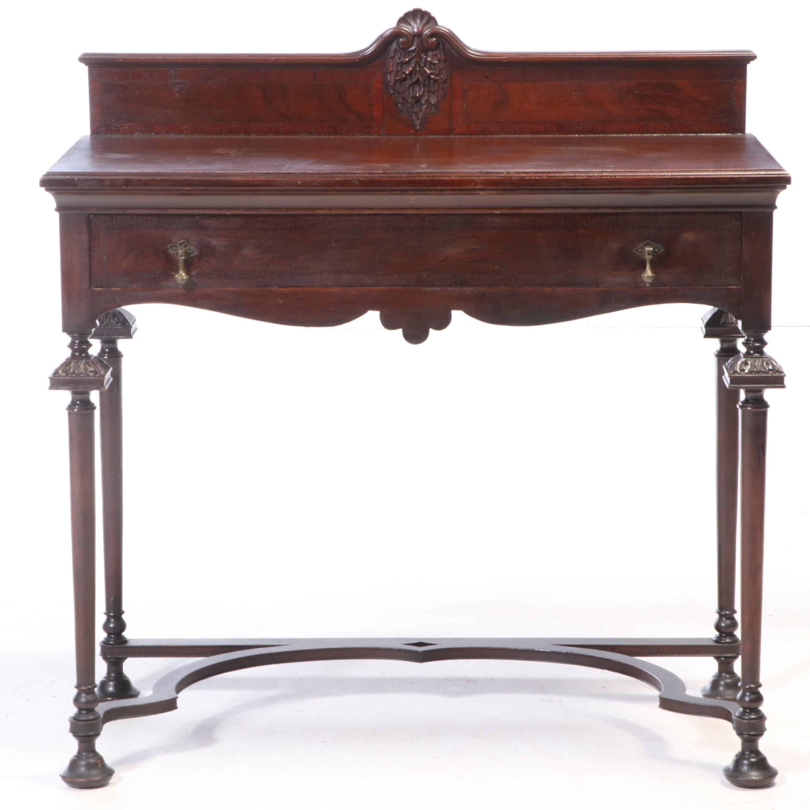 Jacobean Style Walnut Buffet Table, Early 20th Century EBTH