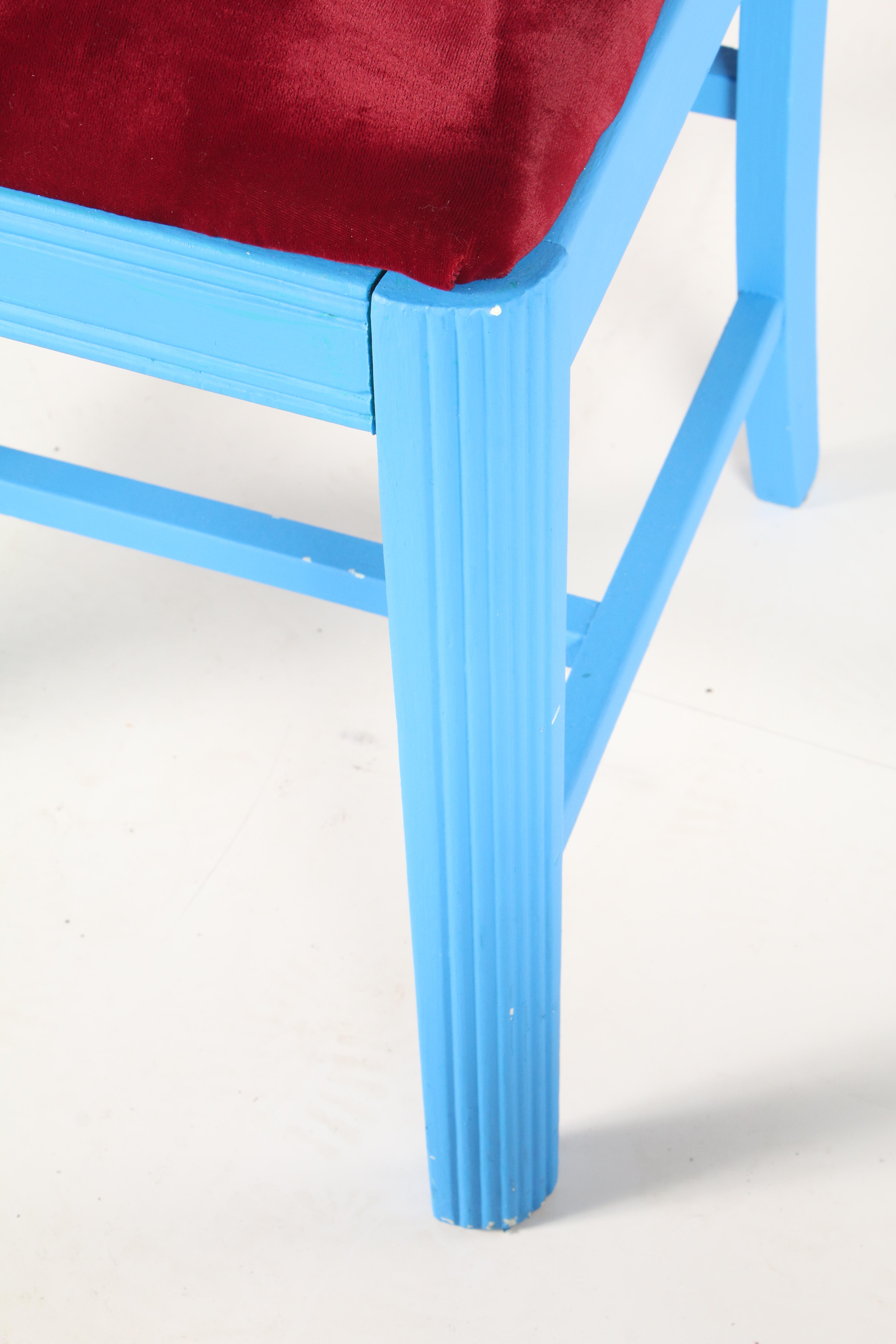 Painted Wood Vanity Chair, Mid20th Century EBTH