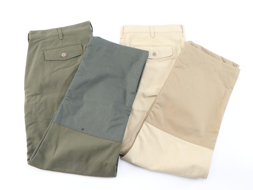 Men's L.L. Bean Upland Briar Pants, Cabela's Gloves, and Orvis Ball Cap | EBTH
