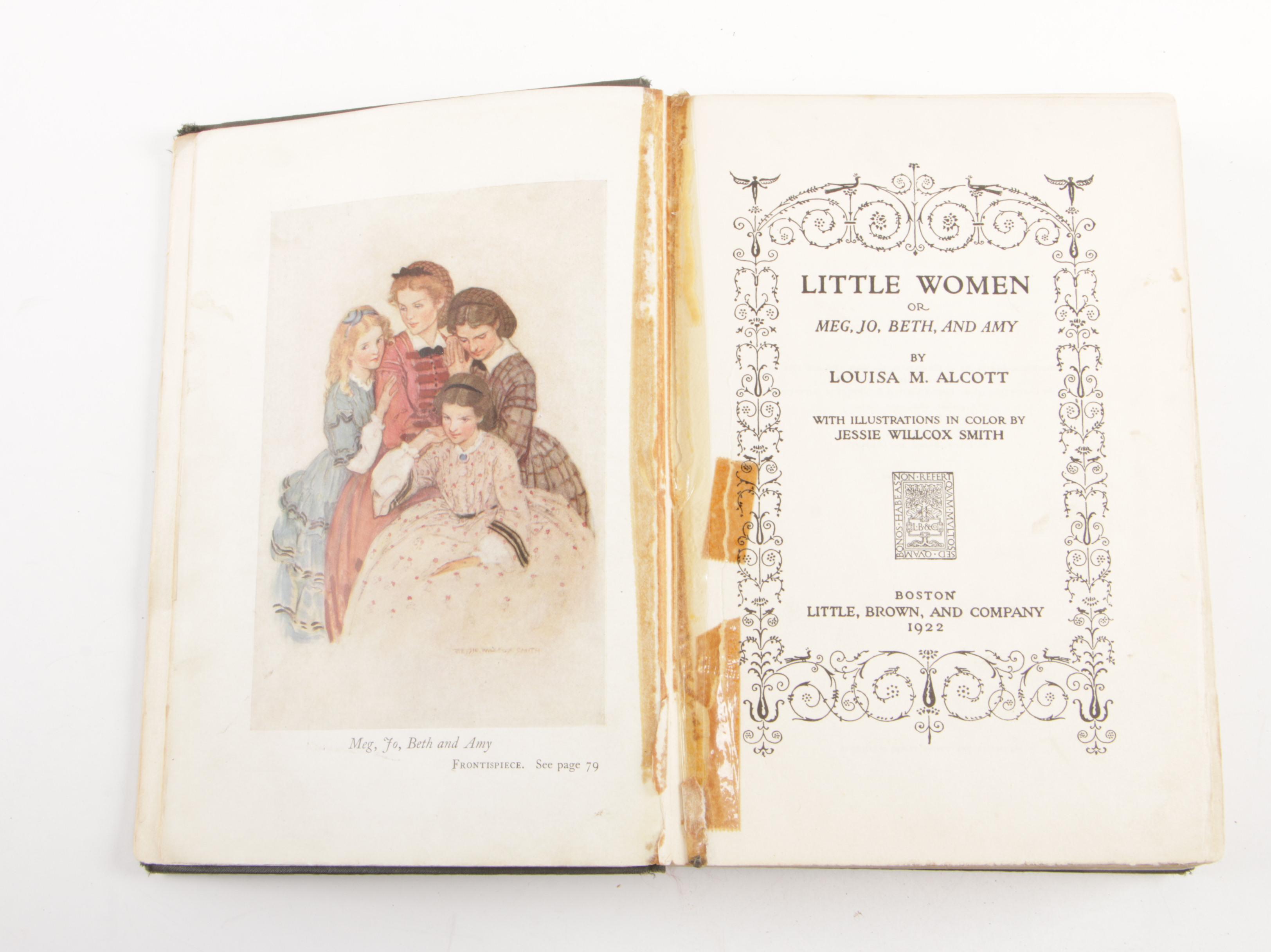 1922 Illustrated "Little Women" by Louisa M. Alcott | EBTH