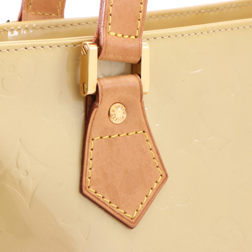 Louis Vuitton Houston Shoulder Bag in Monogram Vernis and Vachetta Leather | EBTH
