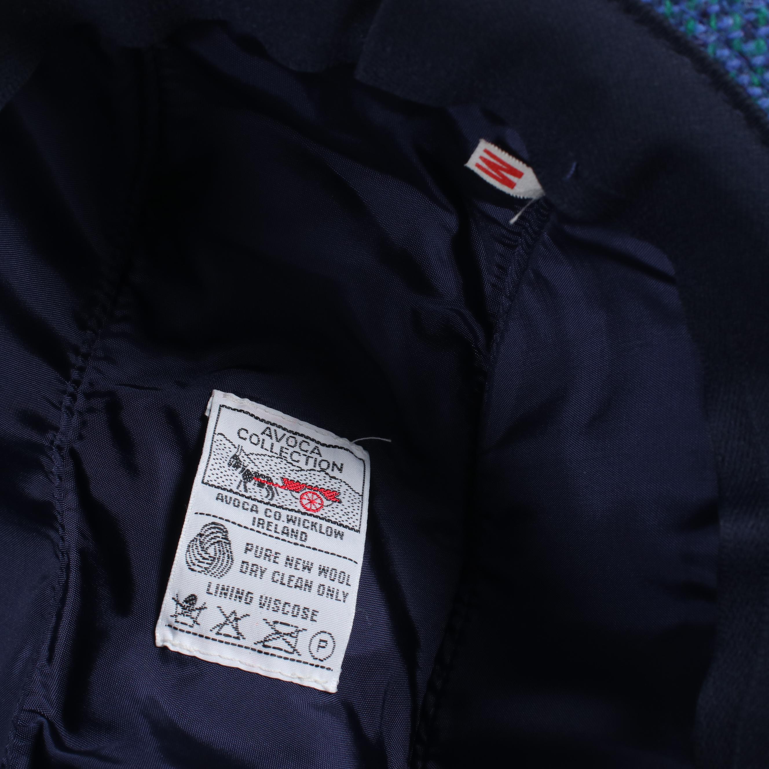 Avoca Collection Irish Wool Oversized Coat with Bucket Hat, Vintage EBTH