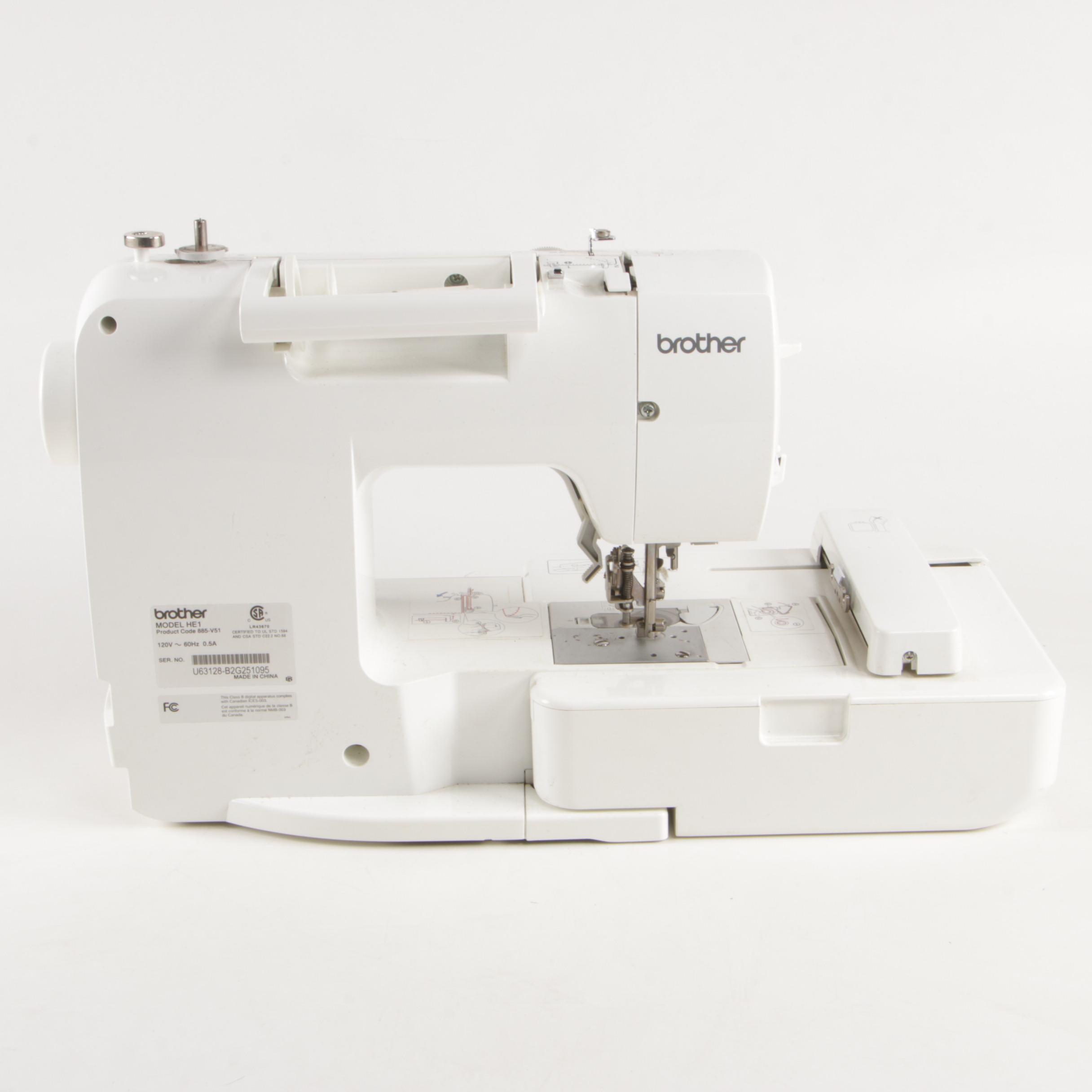 Brother HE1 Computerized Embroidery Machine EBTH
