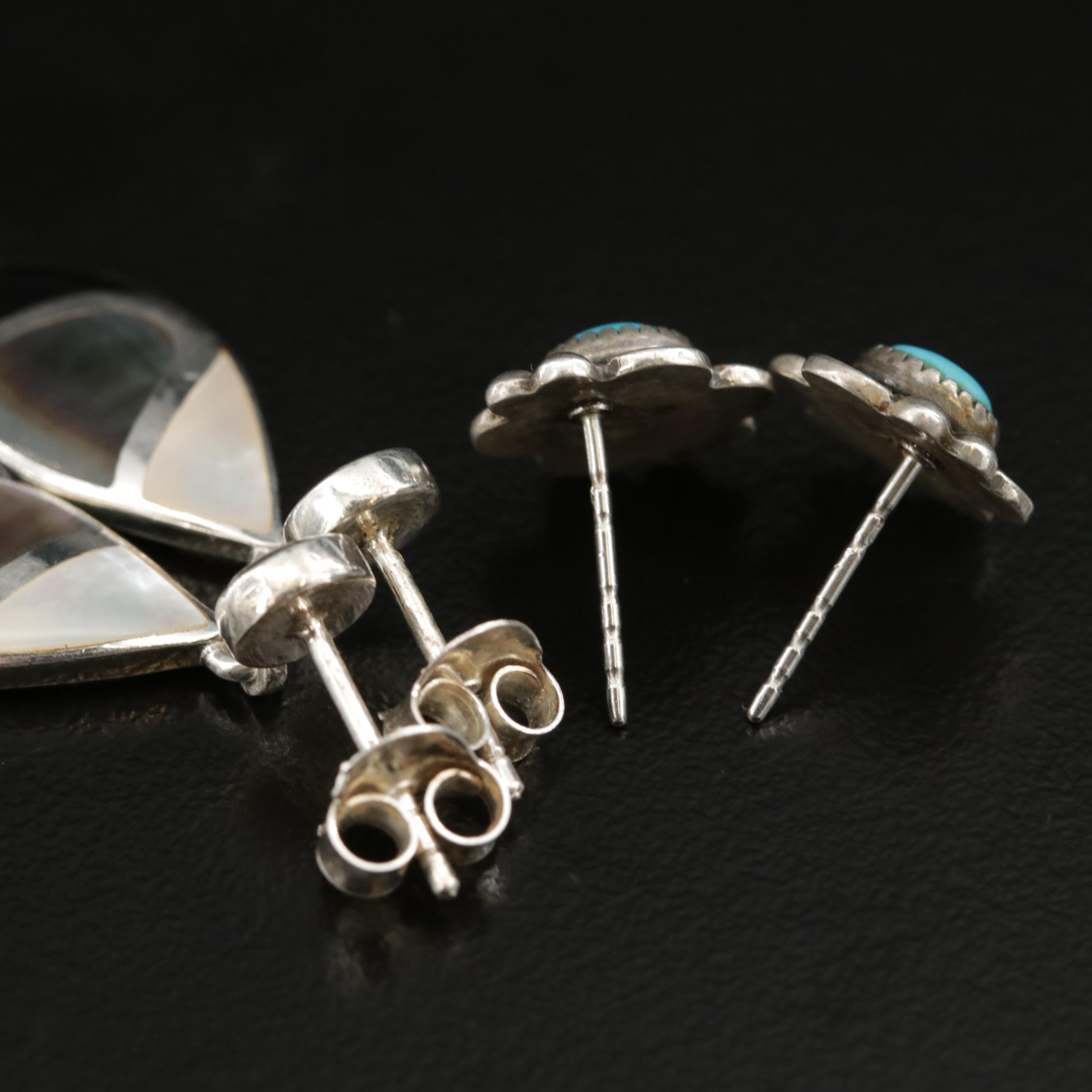 Wheeler Manufacturing and Southwestern Style Earrings Featuring