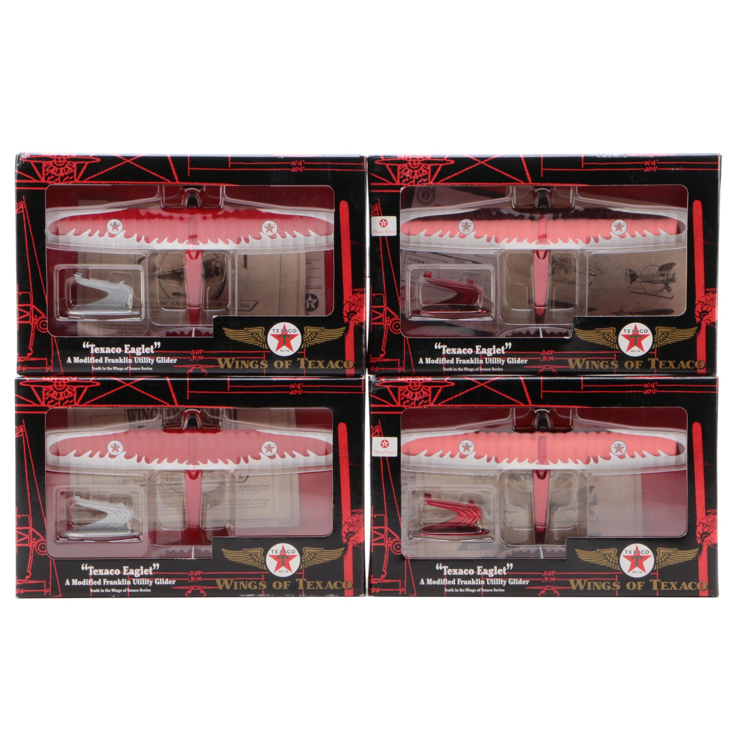 texaco die cast metal banks