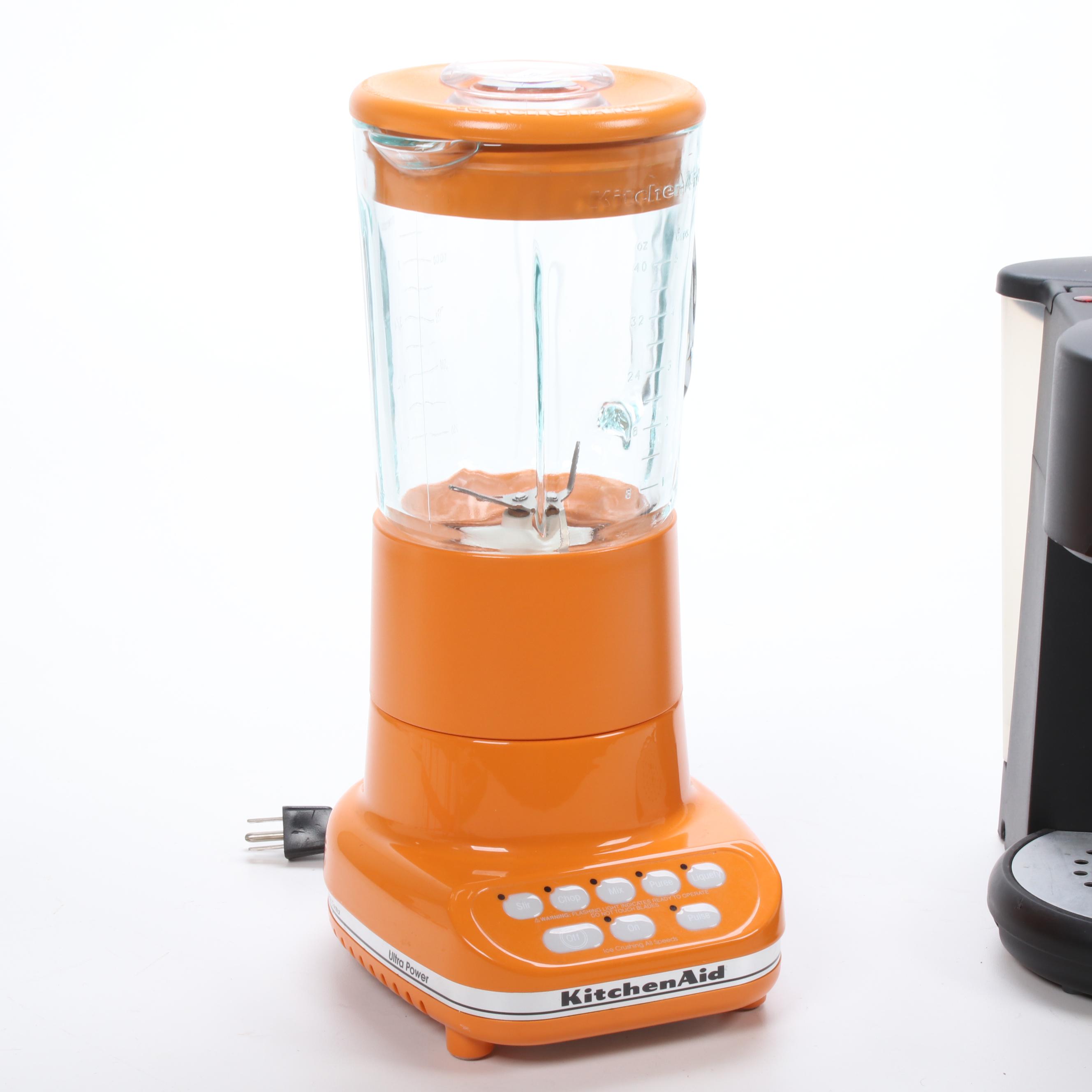 KitchenAid Blender and Krups "Gusto" Espresso Machine EBTH