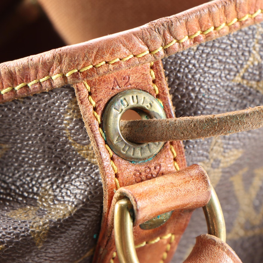 Refurbished Louis Vuitton Petit Noé Bag in Monogram Canvas and Leather, Vintage | EBTH