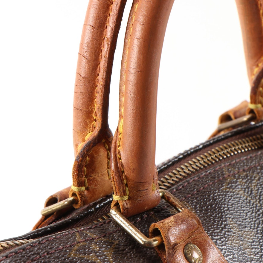 Refurbished Louis Vuitton Speedy 25 in Monogram Canvas and Leather | EBTH