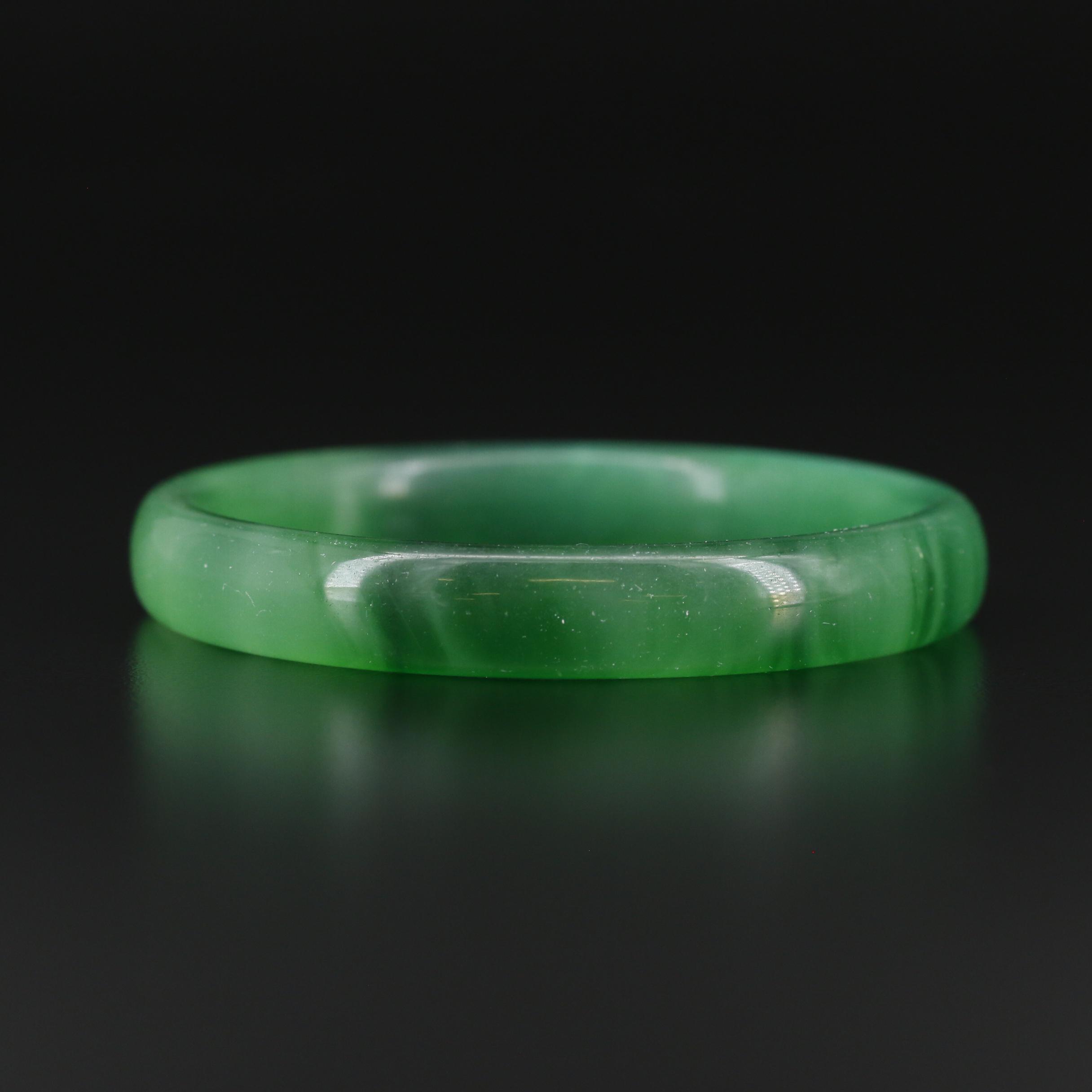 faux jade bracelet