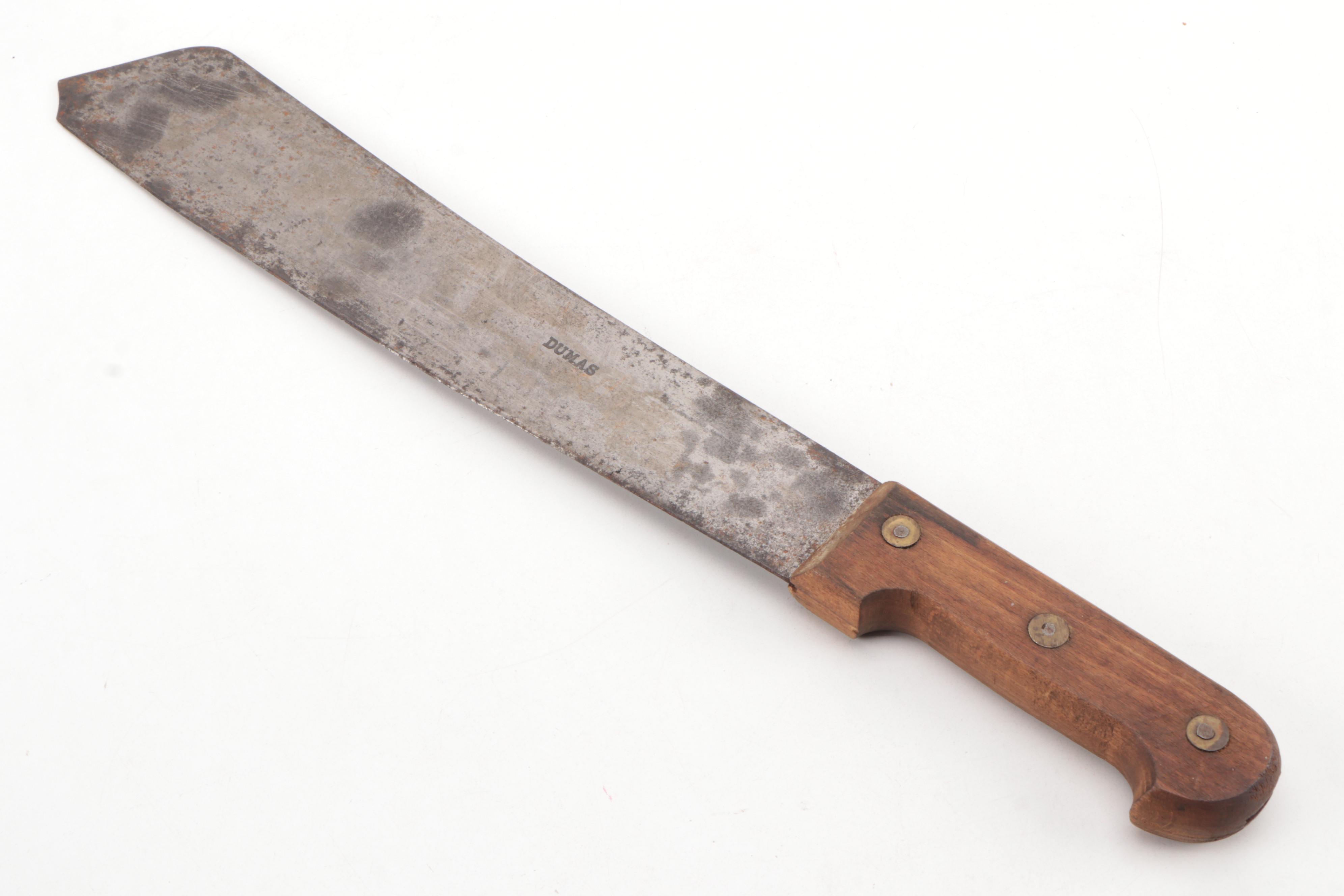 J. Dumas French WWI Era Machete and Others, Early to Mid 20th Century