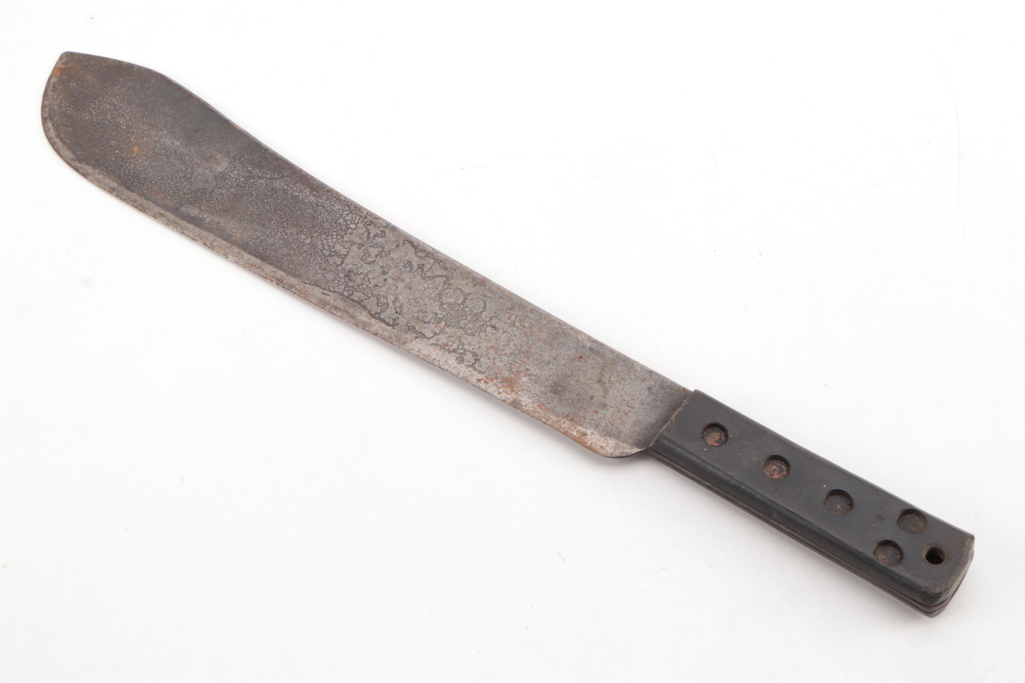 J. Dumas French WWI Era Machete and Others, Early to Mid 20th Century