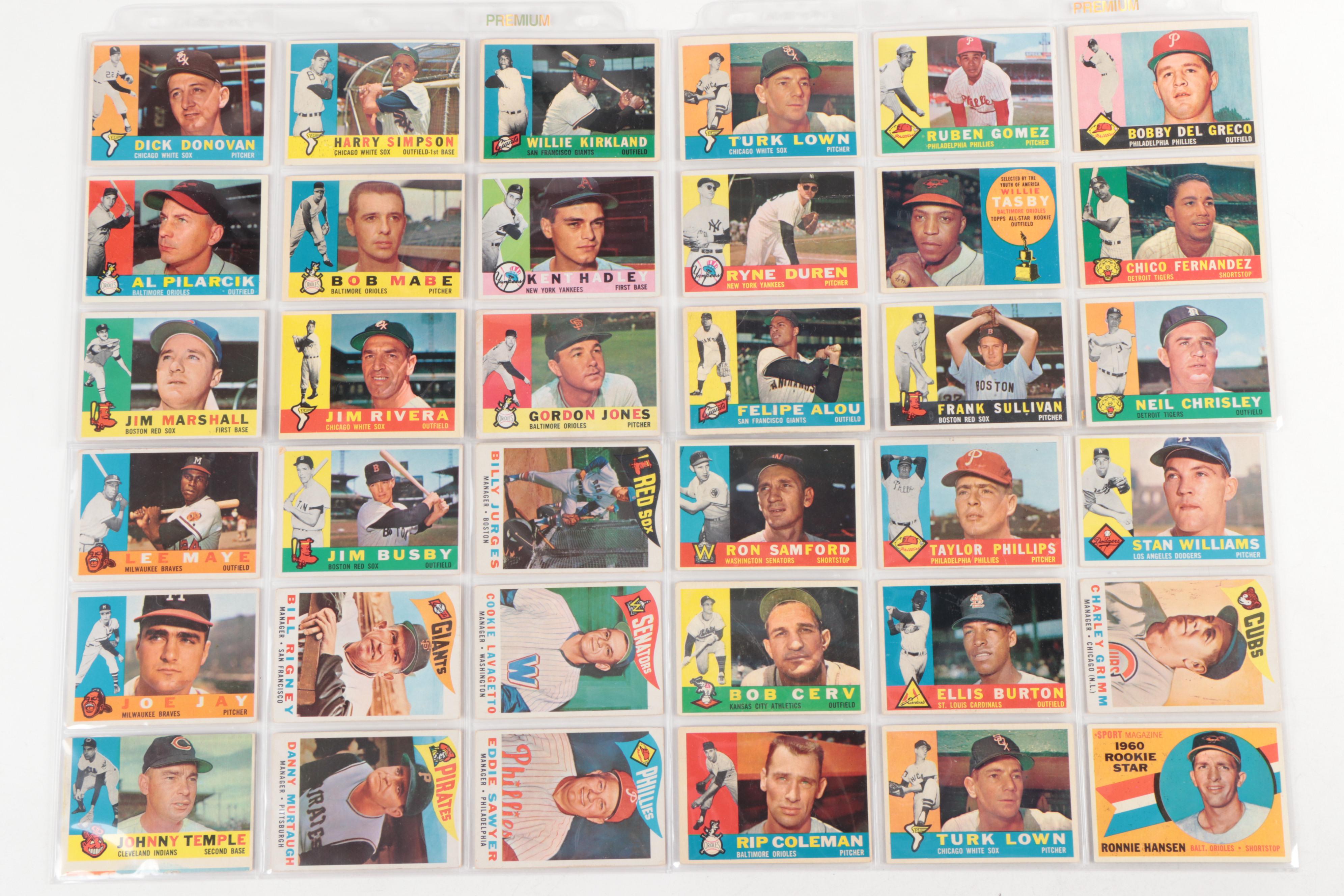 1960 Topps Baseball Cards EBTH