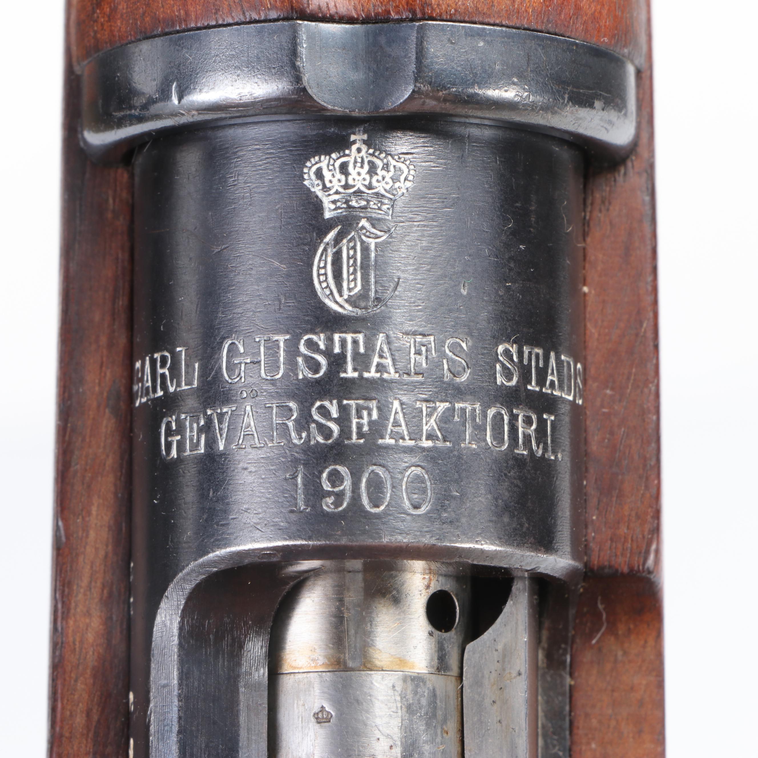 1900 Swedish Mauser Carl Gustafs Stads Gevarsfaktori Bolt Action Rifle ...