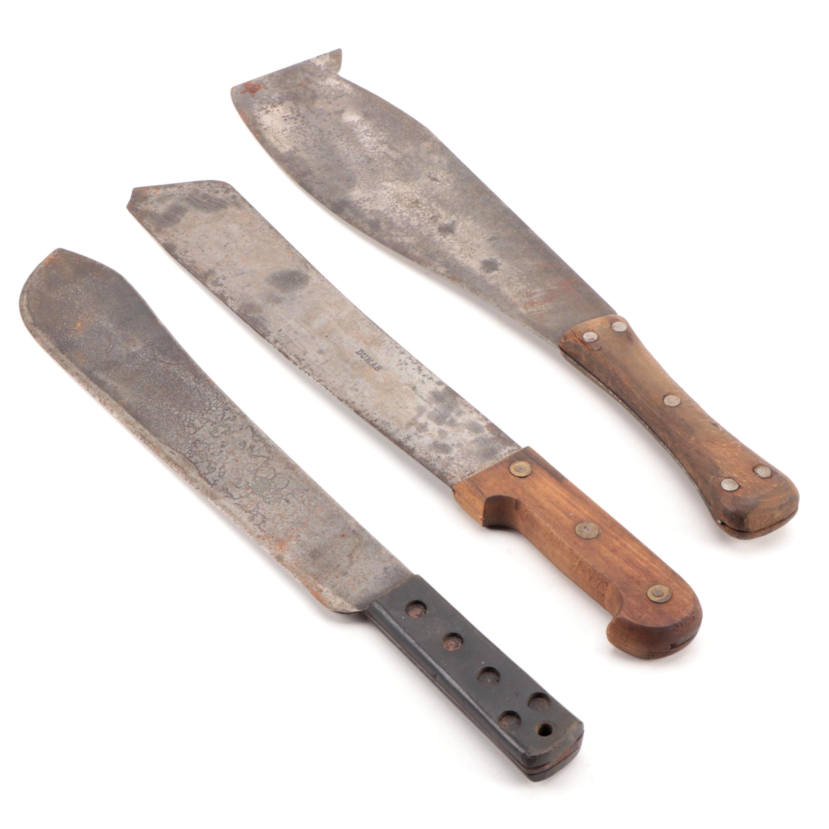 J. Dumas French WWI Era Machete and Others, Early to Mid 20th Century