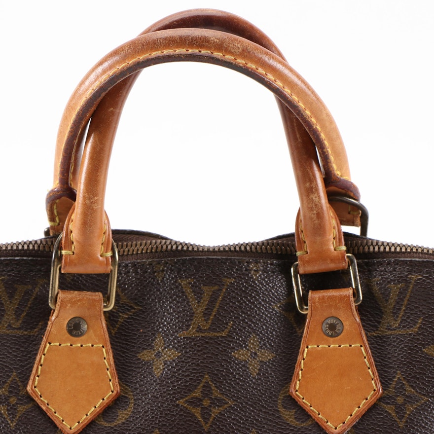 Refurbished Louis Vuitton Alma Top Handle Bag in Monogram Canvas | EBTH
