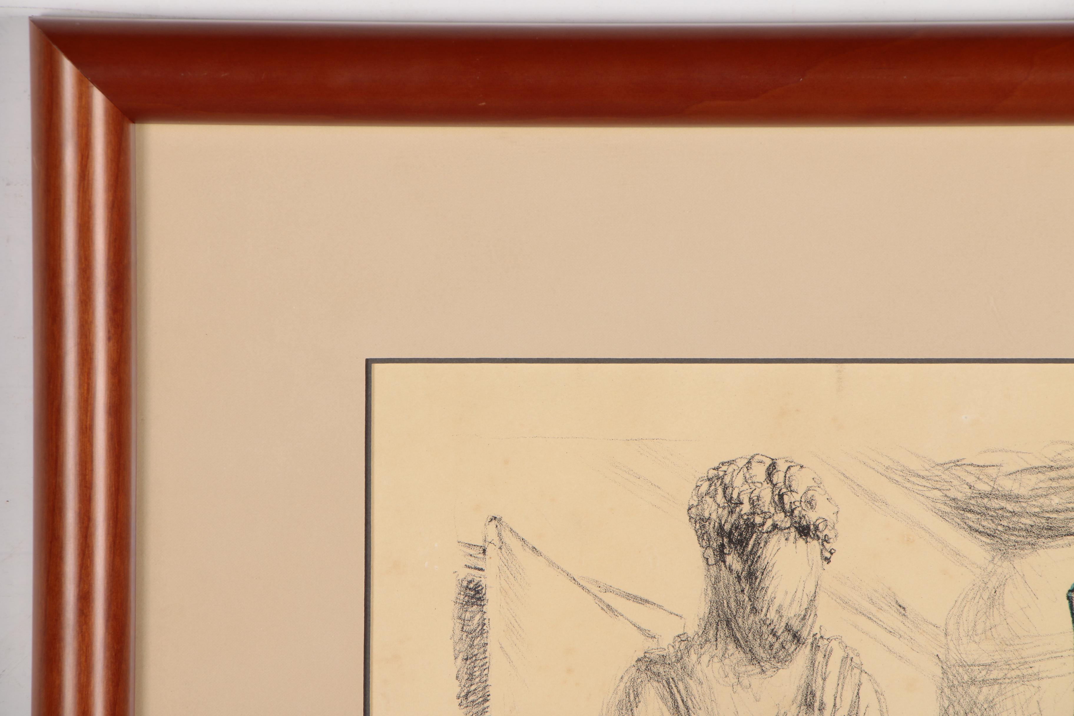 Giorgio De Chirico Color Lithograph "Il Ritorno del Figliol Prodigo I