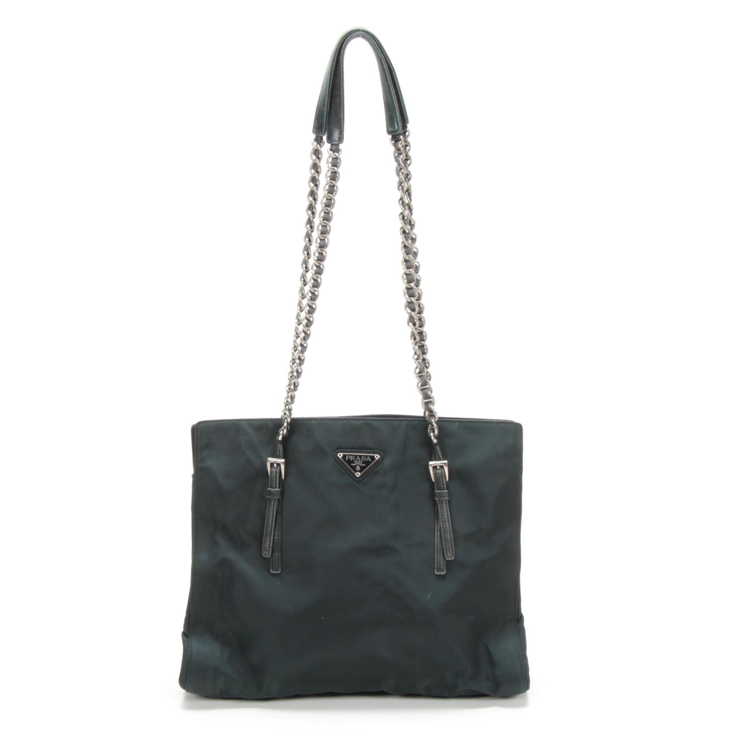 prada tessuto nylon chain bag