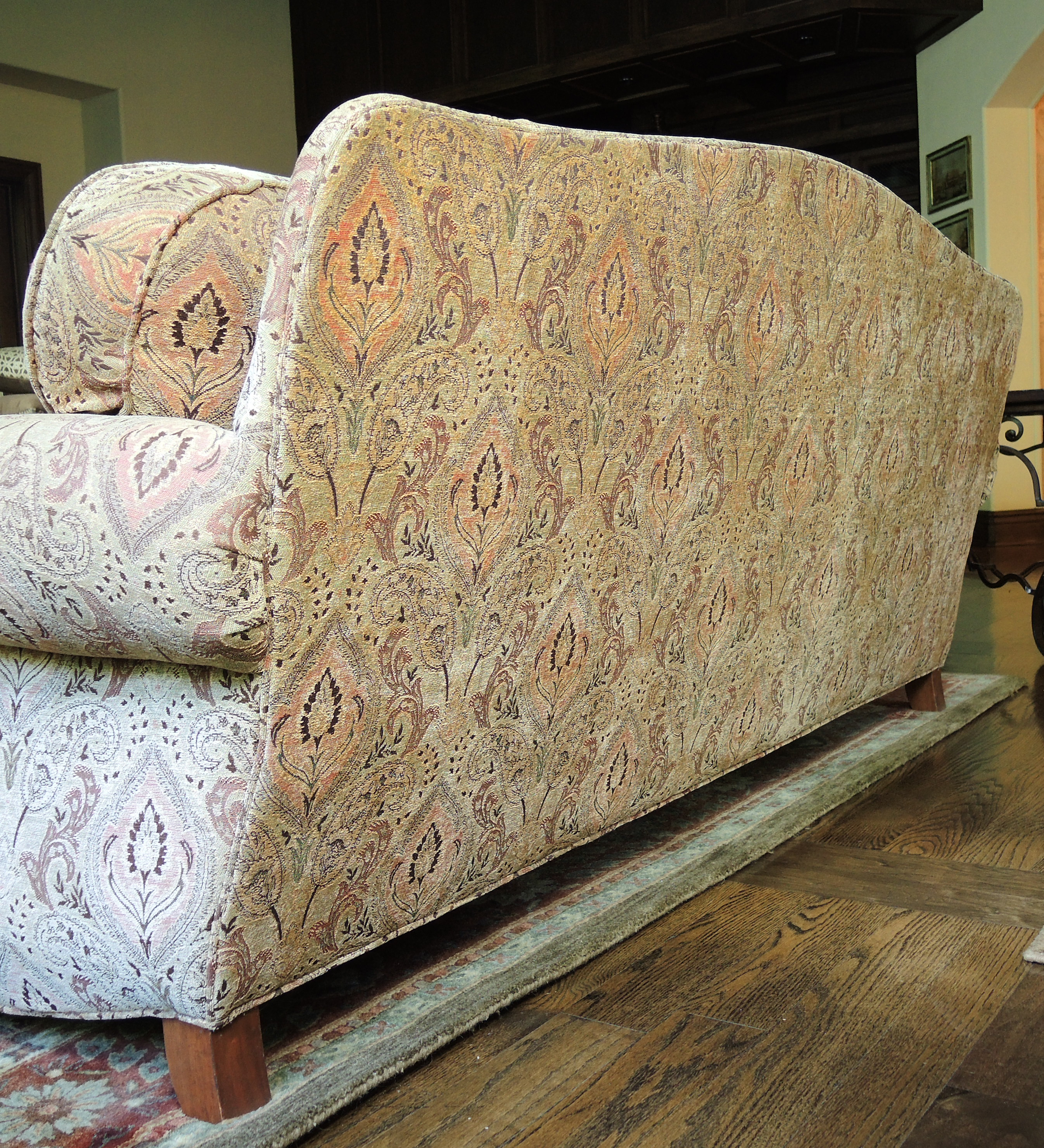 Ethan Allen Paisley Upholstered Sofa EBTH