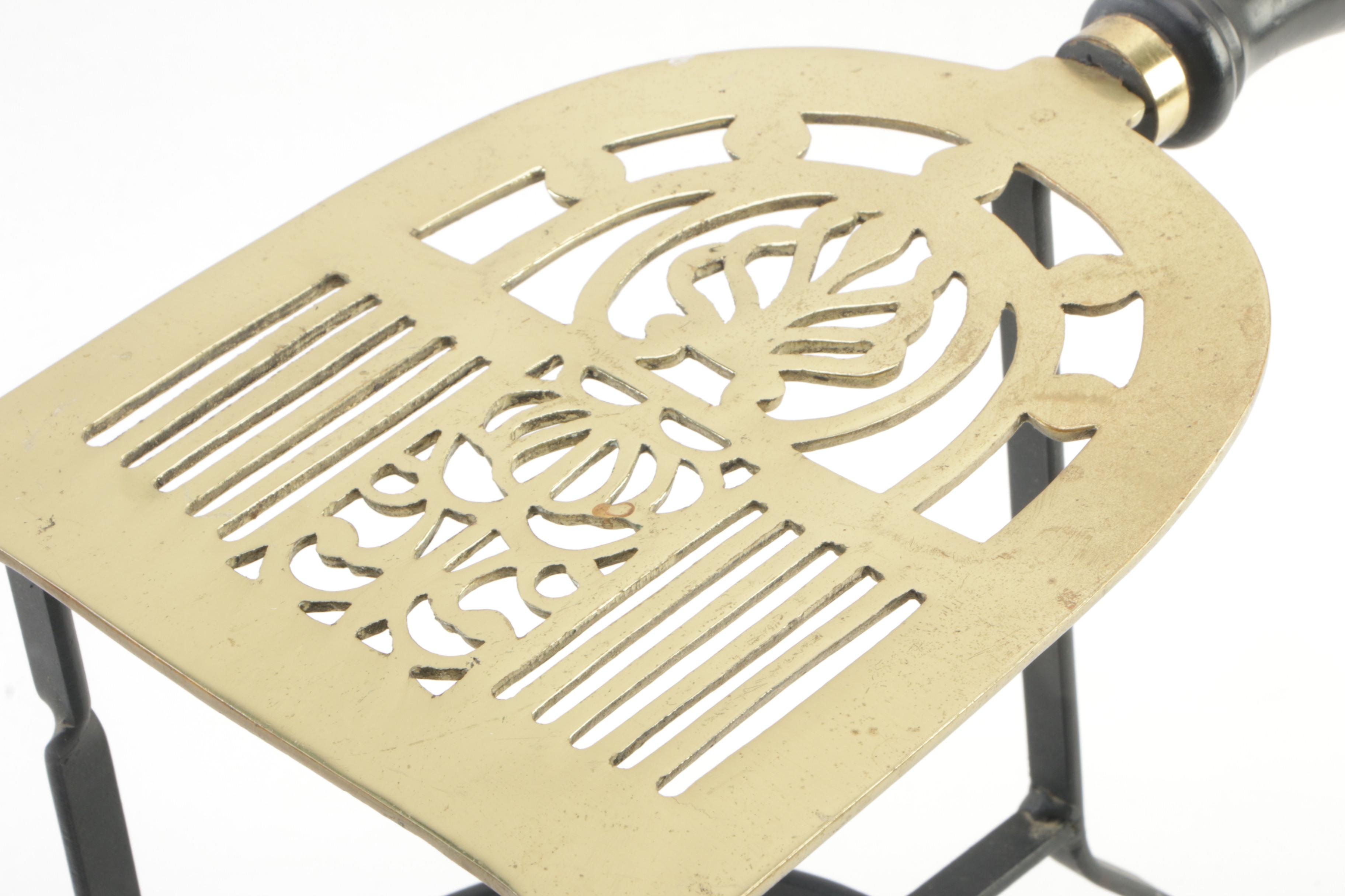 GloMar Art Works Inc. Reproduction Victorian Brass Fireplace Trivets