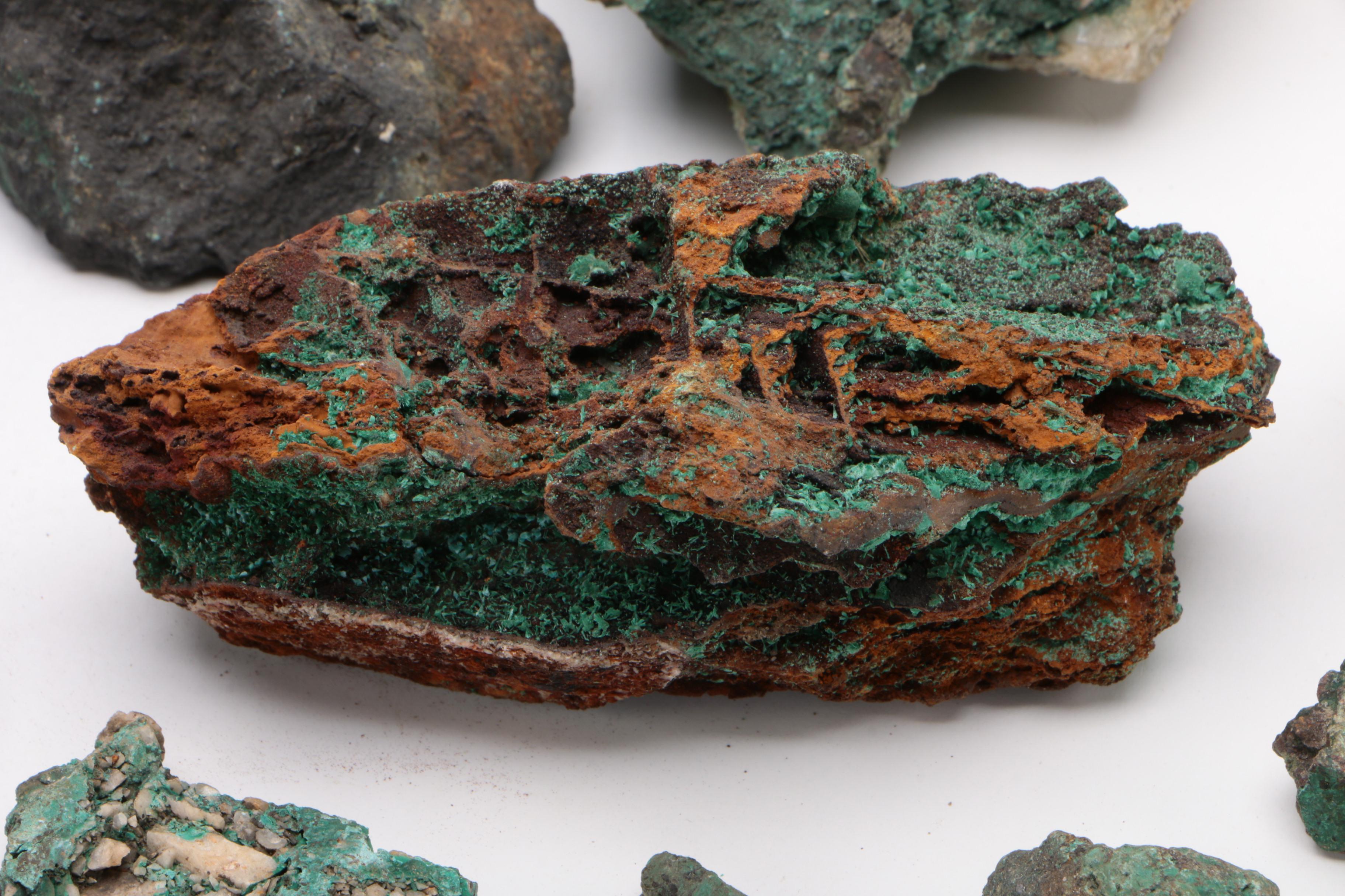 Collection of Raw Copper Ore EBTH