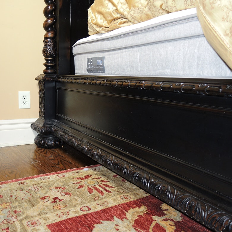 Restoration Hardware "French Empire" Black King Bed EBTH