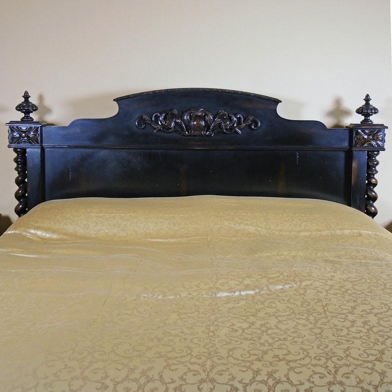 Restoration Hardware "French Empire" Black King Bed EBTH