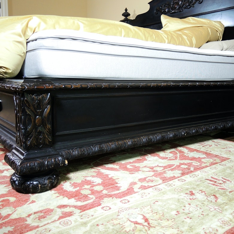 Restoration Hardware "French Empire" Black King Bed EBTH