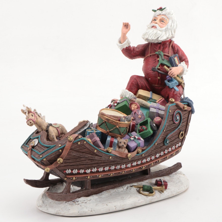 Duncan Royale History of Santa Claus Resin Figurines Including 