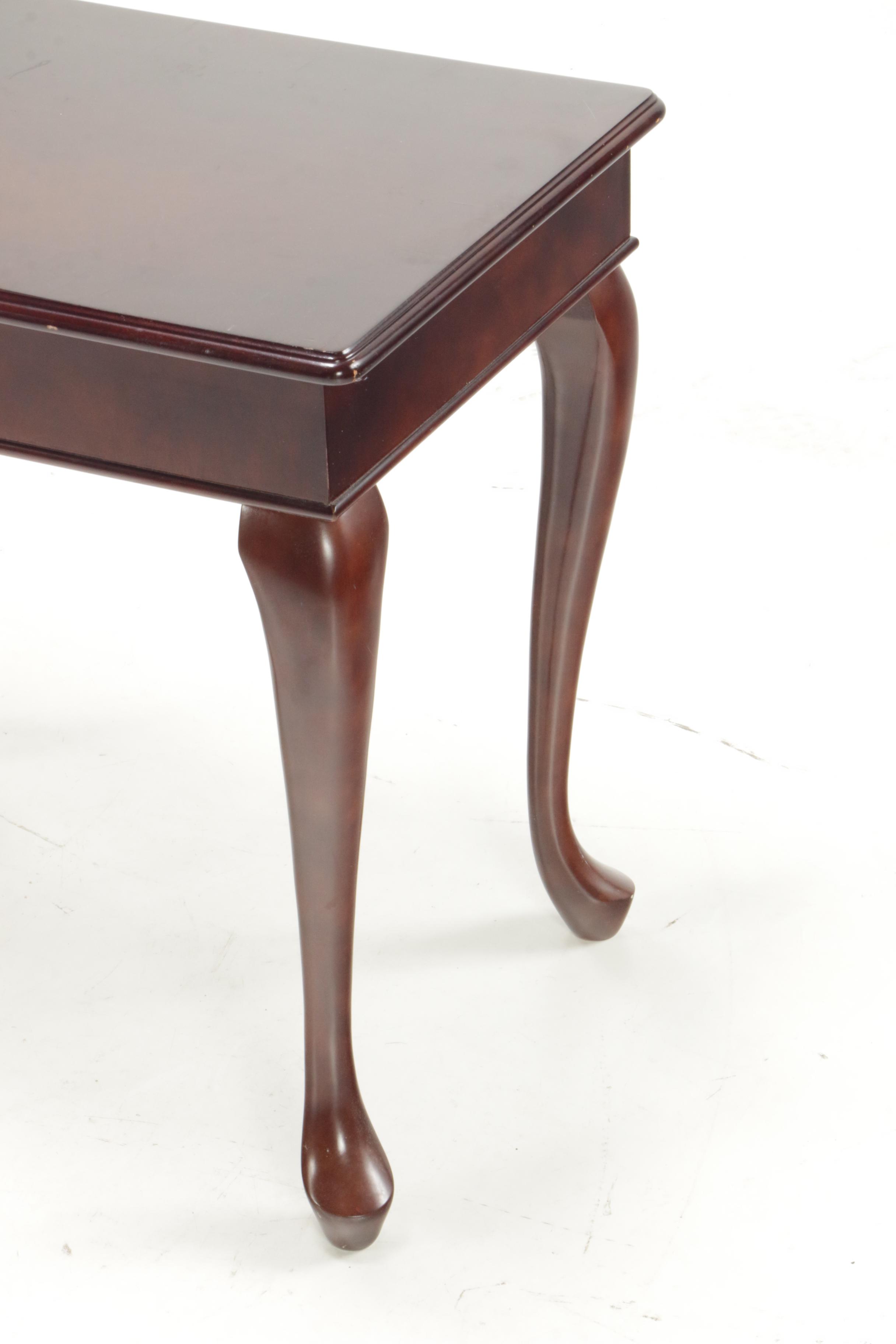 Bombay Company Queen Anne Style Tea Table EBTH