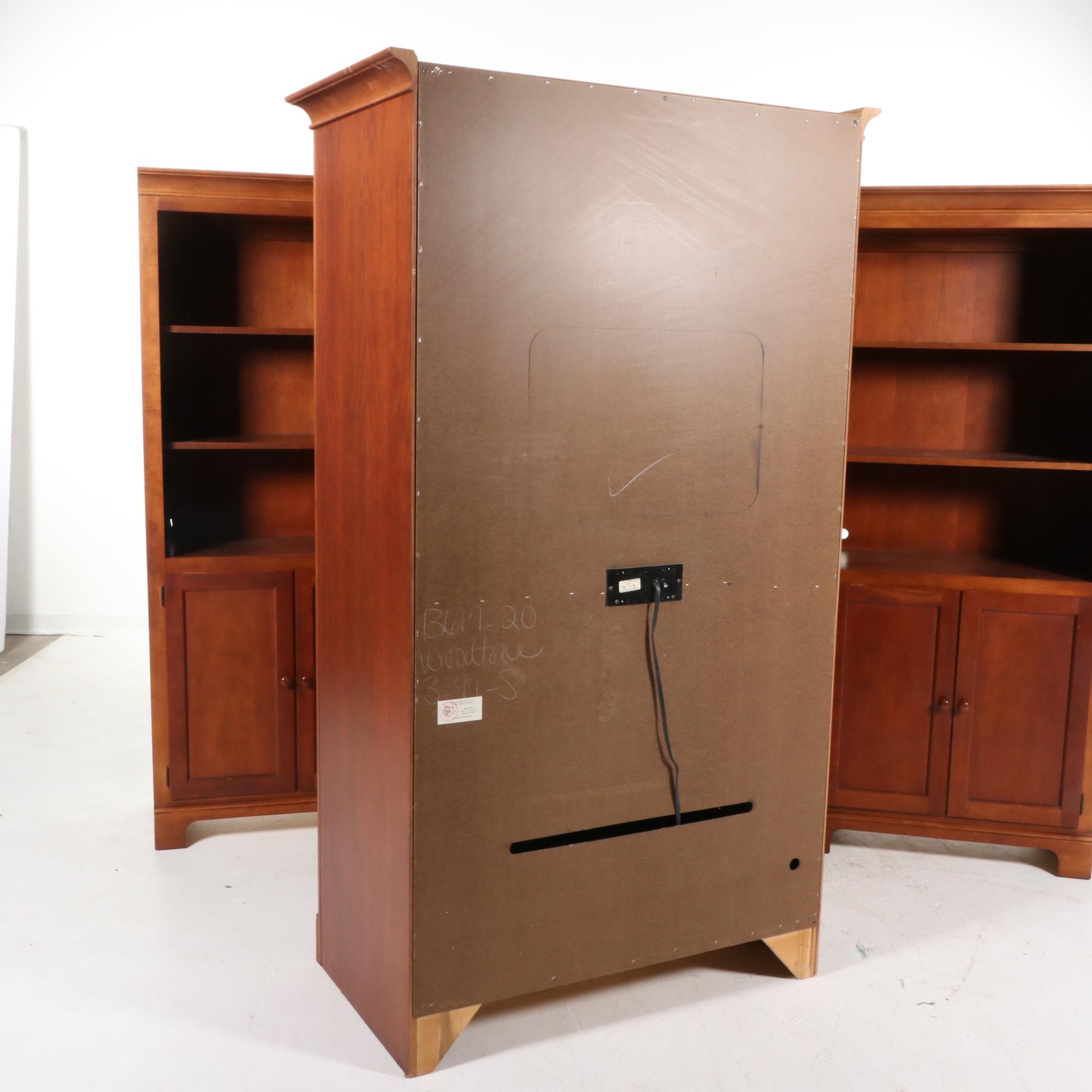 Stanley Furniture Contemporary Cherry Finish Entertainment ...