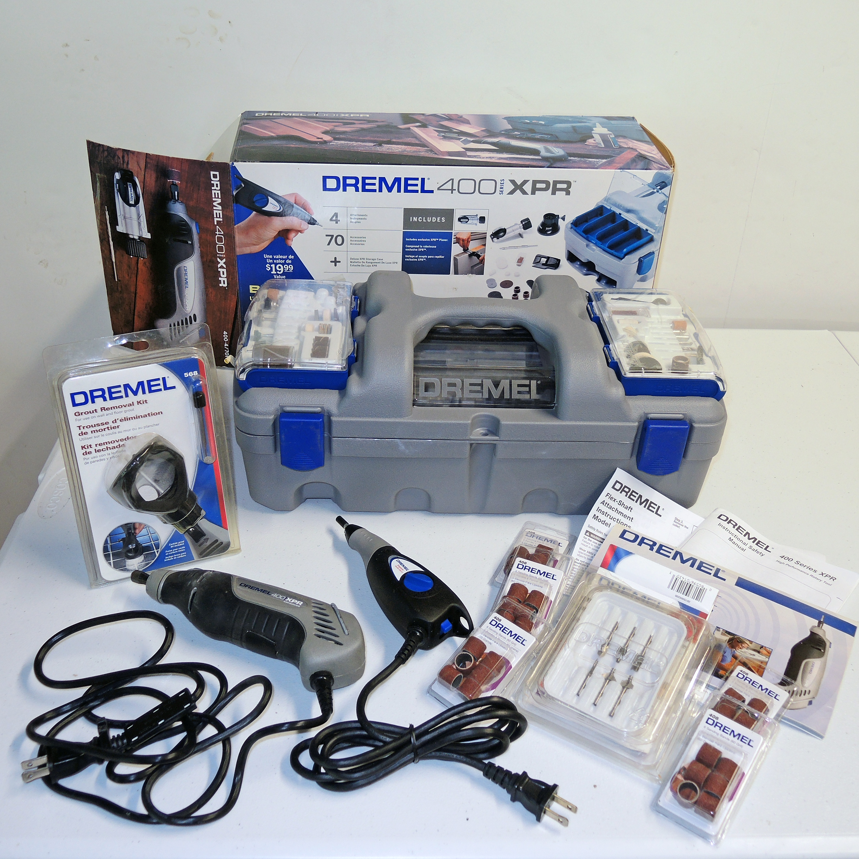 Dremel 400 XPR Rotary Tool and Accessories EBTH
