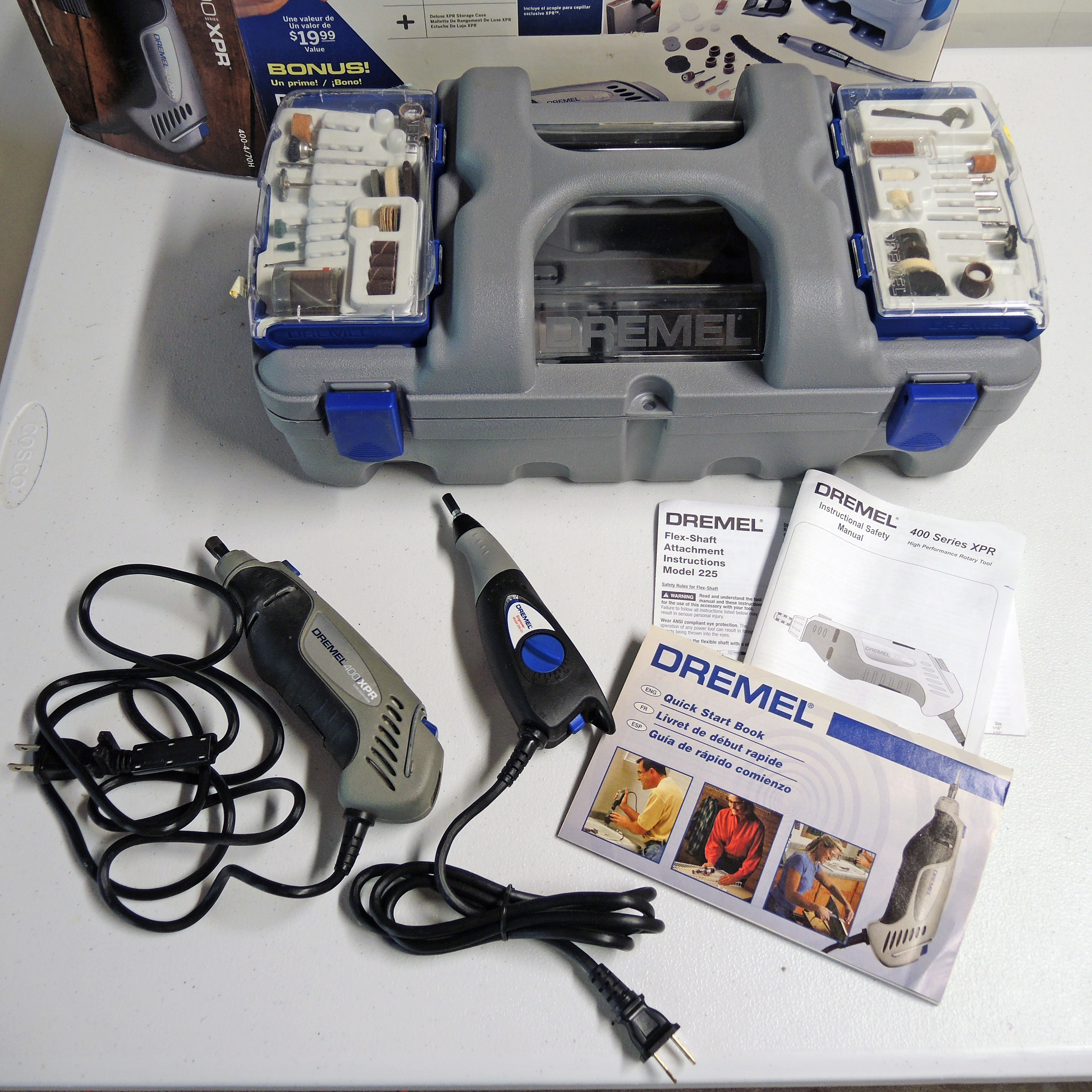 Dremel 400 XPR Rotary Tool and Accessories EBTH