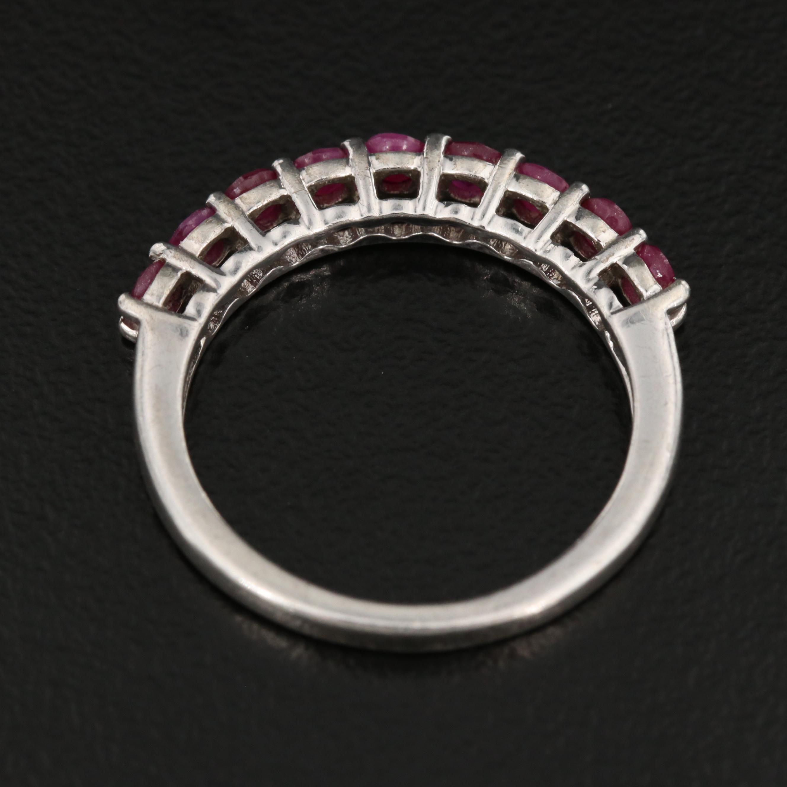 Sterling Silver Ruby Ring | EBTH