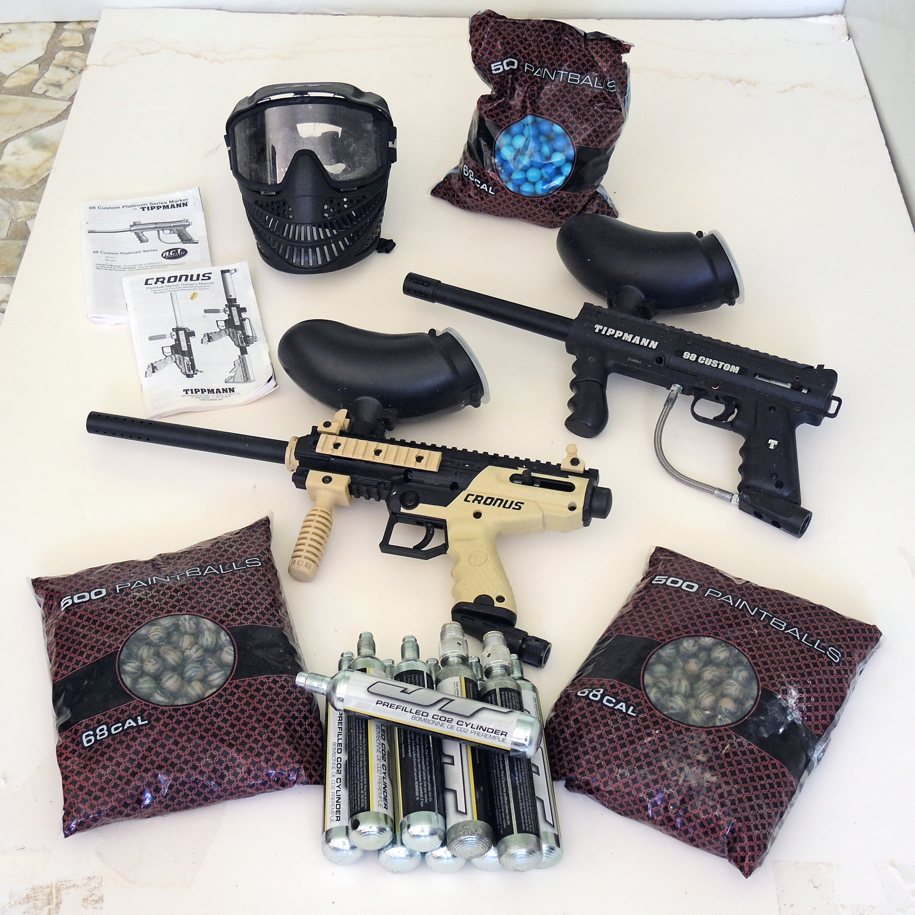 Cronus Paintball Gun, Tippman Paintball Gun, and Accessories EBTH