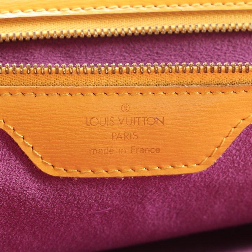 Refurbished Louis Vuitton St. Jacques GM Shoulder Bag in Yellow Epi Leather | EBTH