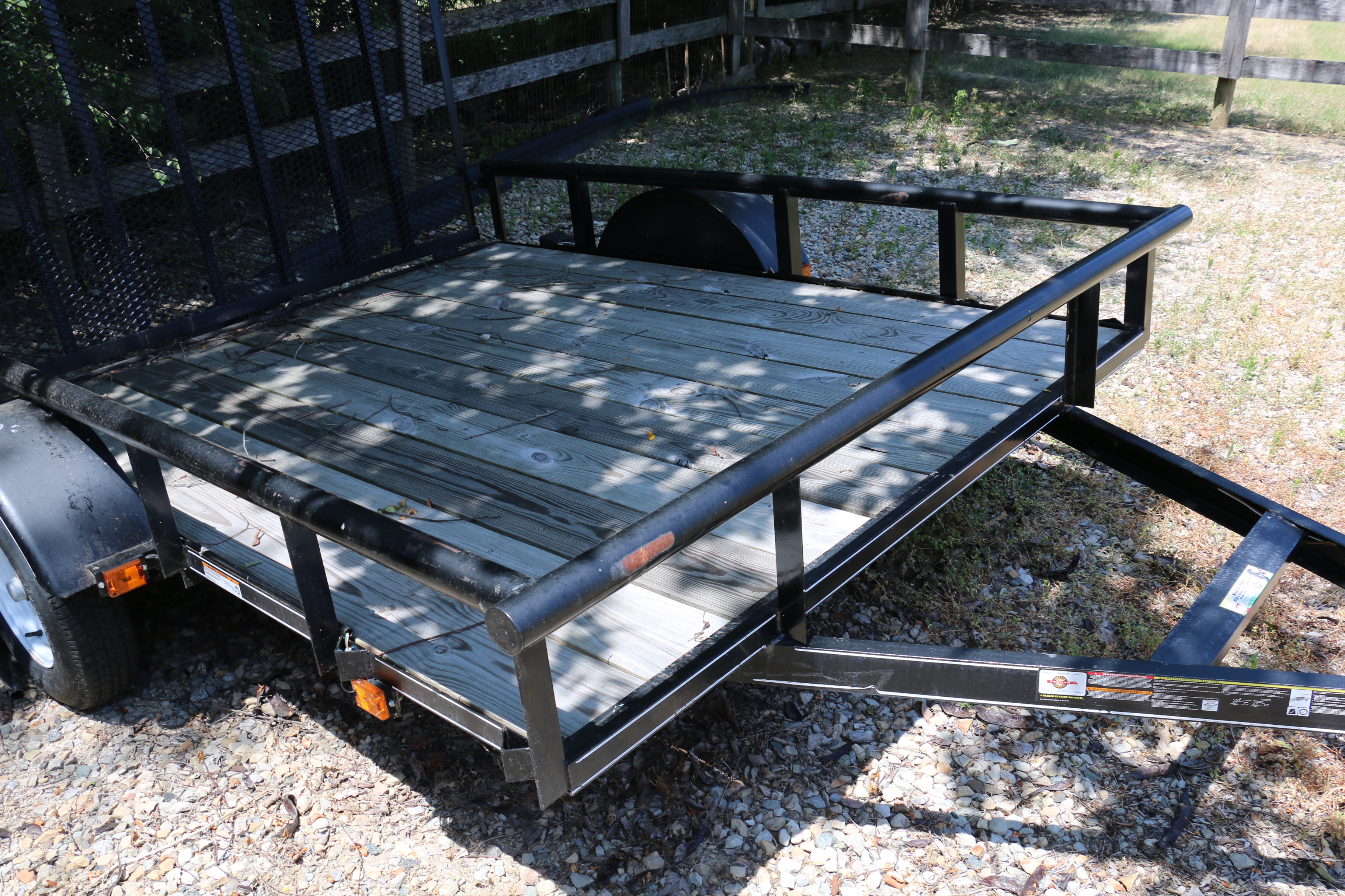 Carry-On Trailer Co. Wire Mesh Utility Trailer with Ramp | EBTH