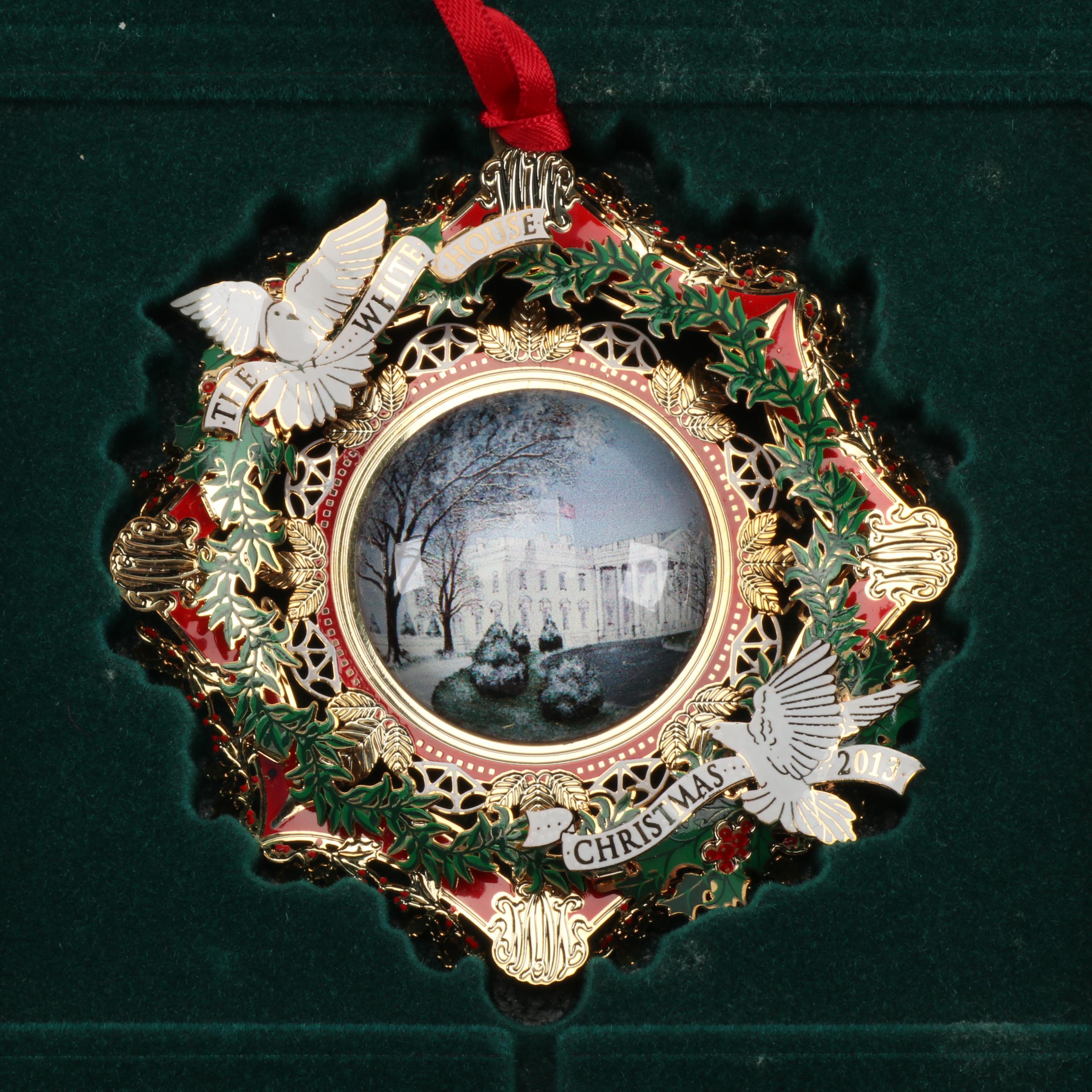 White House Historical Association Christmas Ornaments EBTH