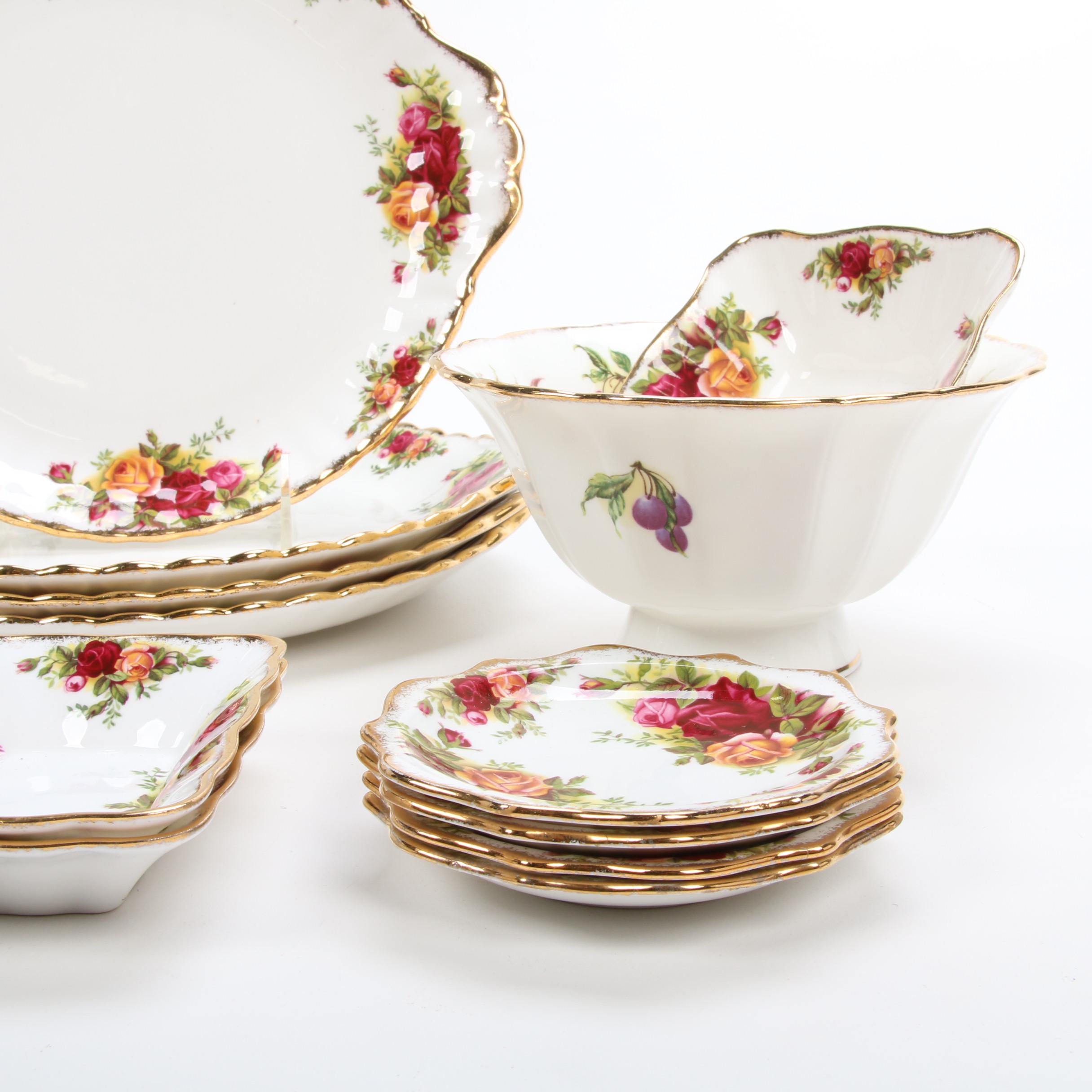 Royal Albert "Old Country Roses" Bone China Serveware EBTH