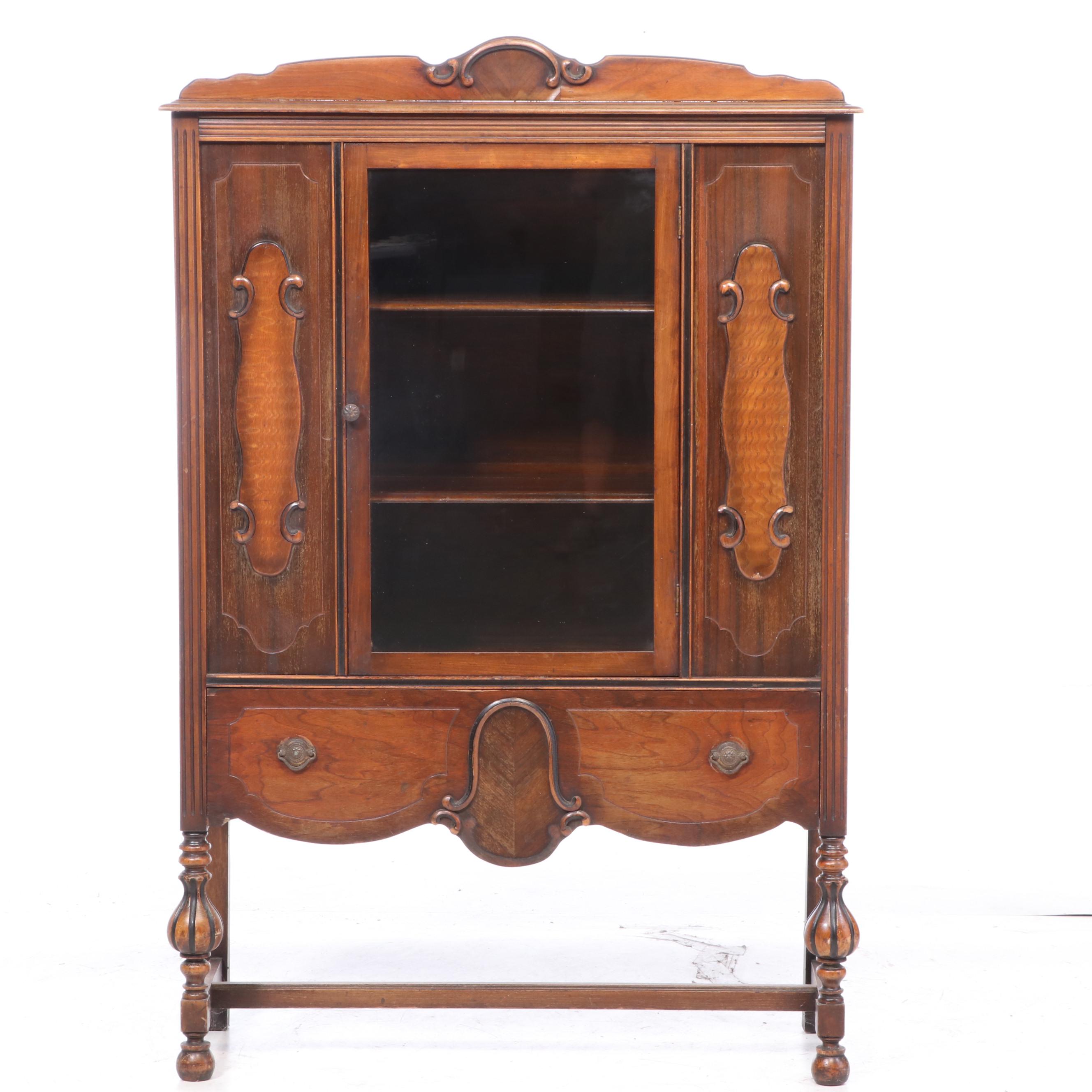 Jacobean Style WalnutVeneered and Stained China circa 1930 EBTH
