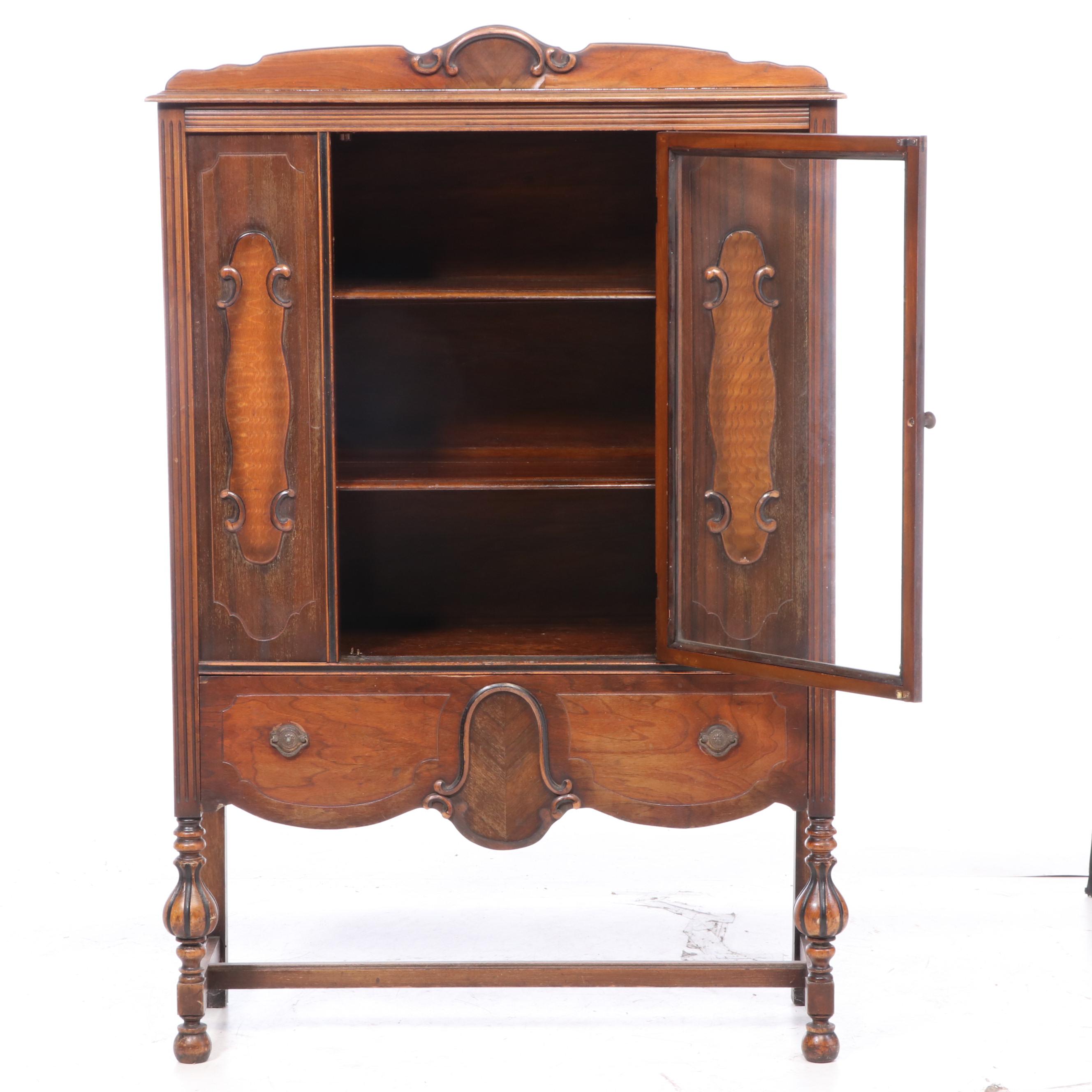 Jacobean Style WalnutVeneered and Stained China circa 1930 EBTH