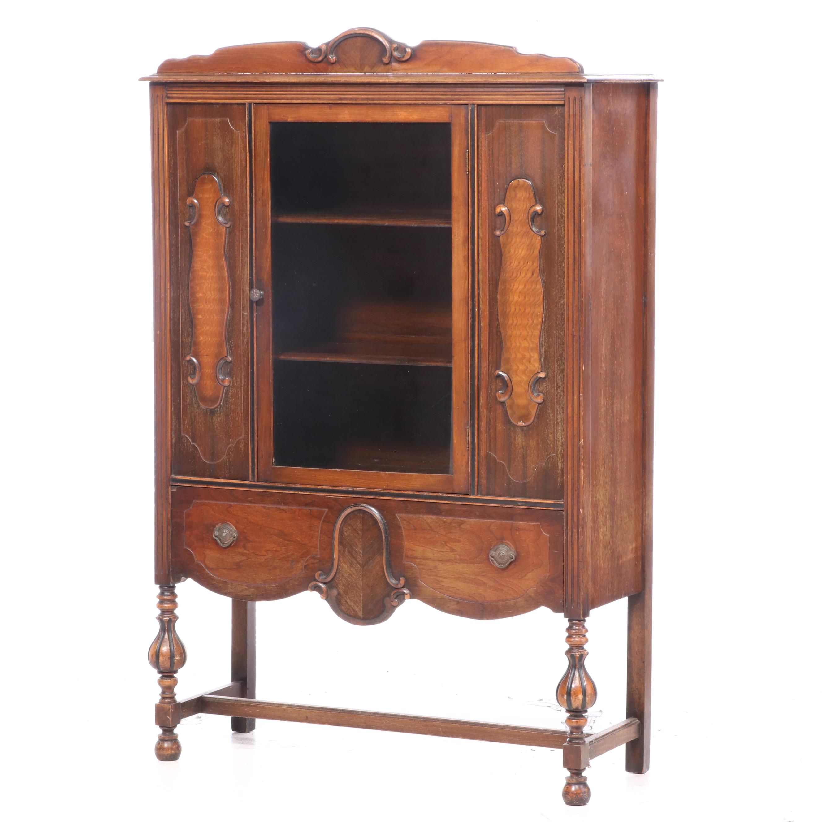 Jacobean Style WalnutVeneered and Stained China circa 1930 EBTH