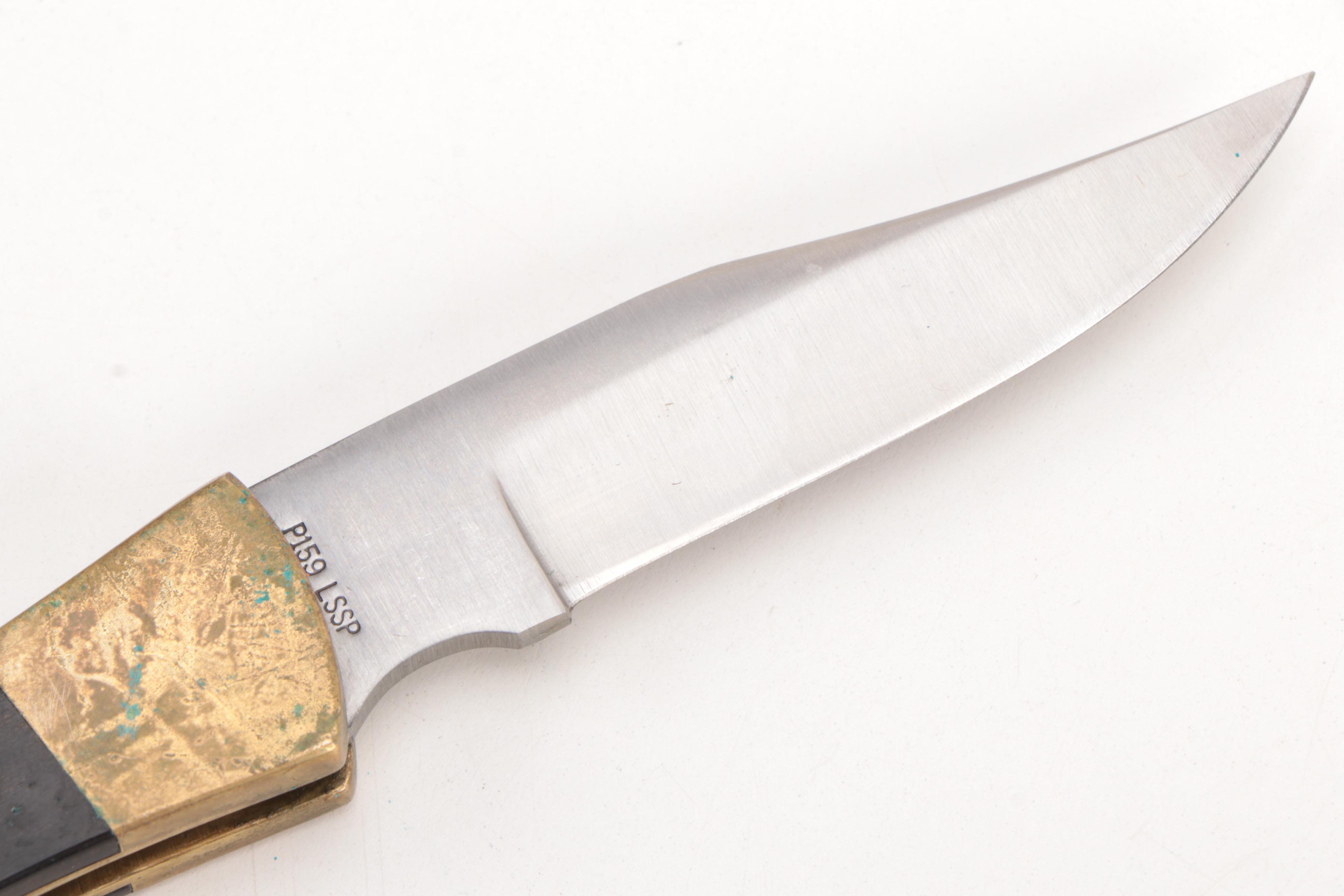 Case Hammerhead Shark Pocket Knife and Belt Sheath EBTH