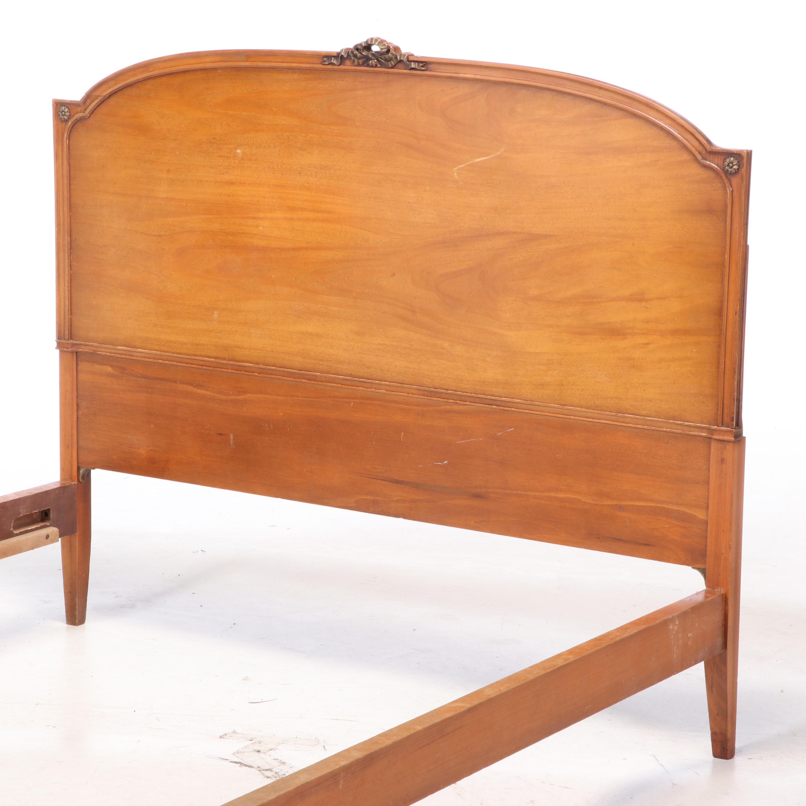 Saginaw Furniture Shops Federal Style WalnutVeneered and Stained Full