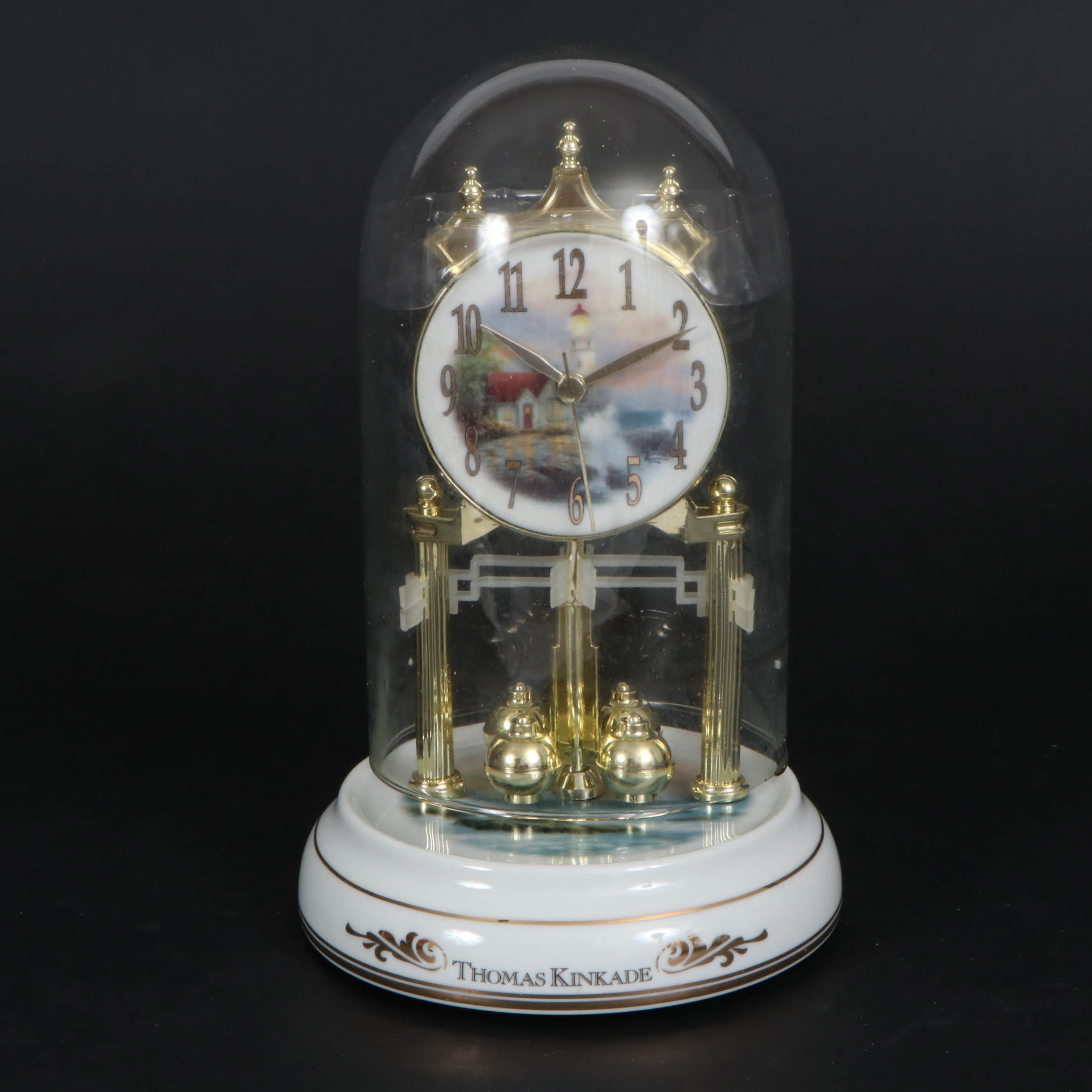 Thomas Kinkade Anniversary Clock with Westminster Chime in Original Box
