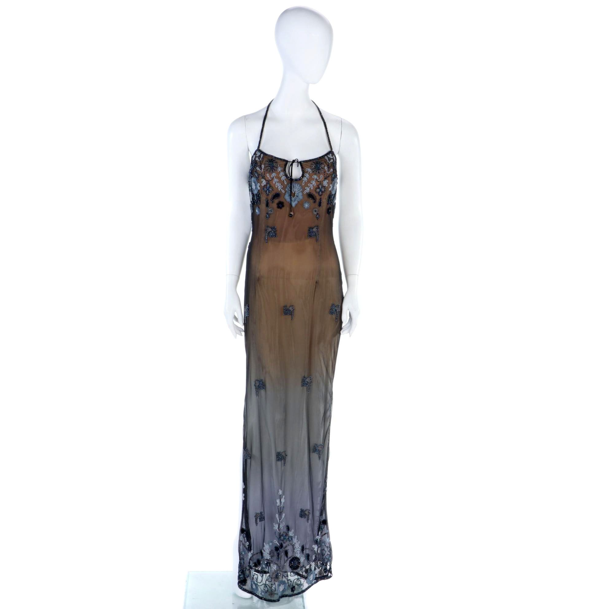 mesh halter wrap midi dress