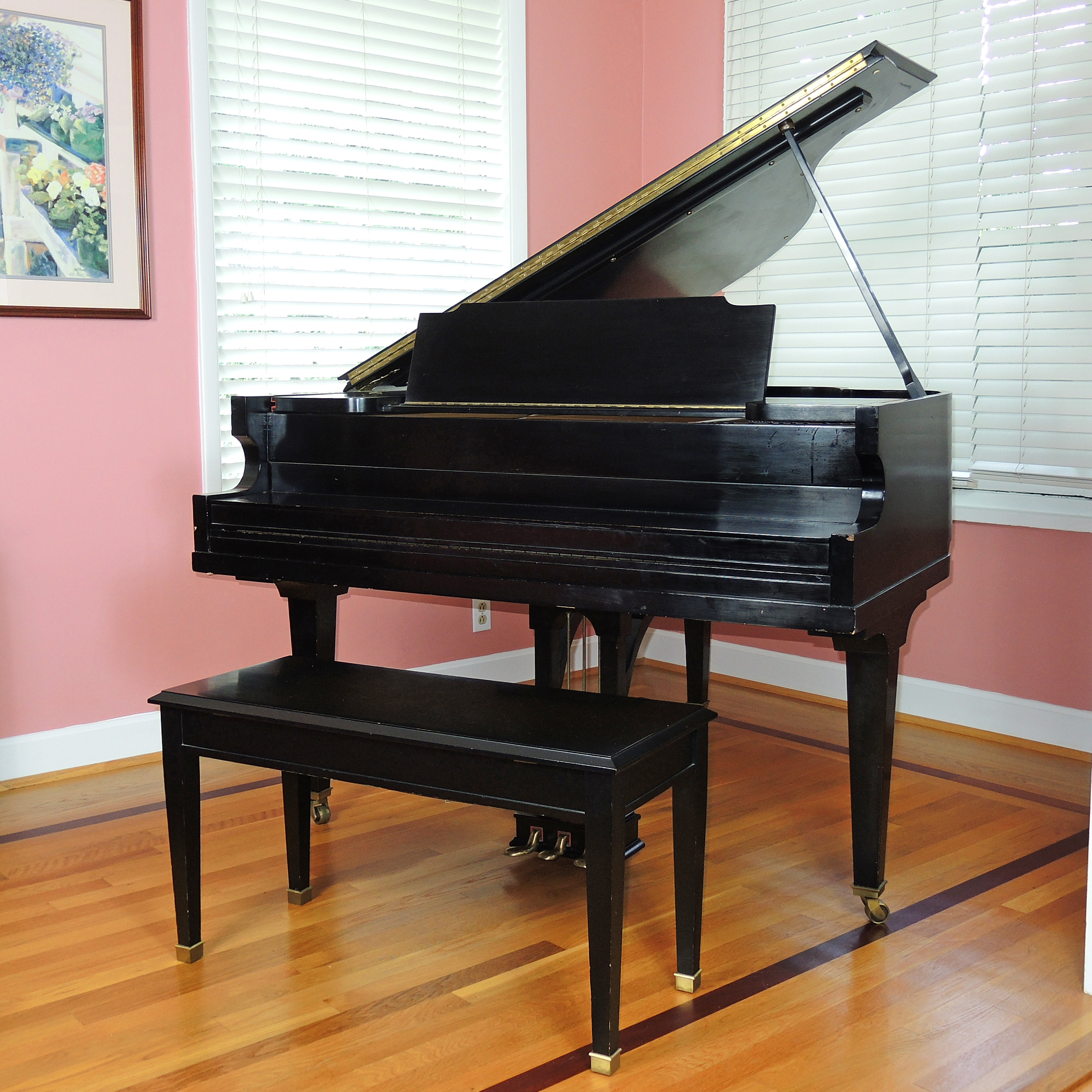 How To Move A Baby Grand Piano Across A Room / Rug Under Baby Grand