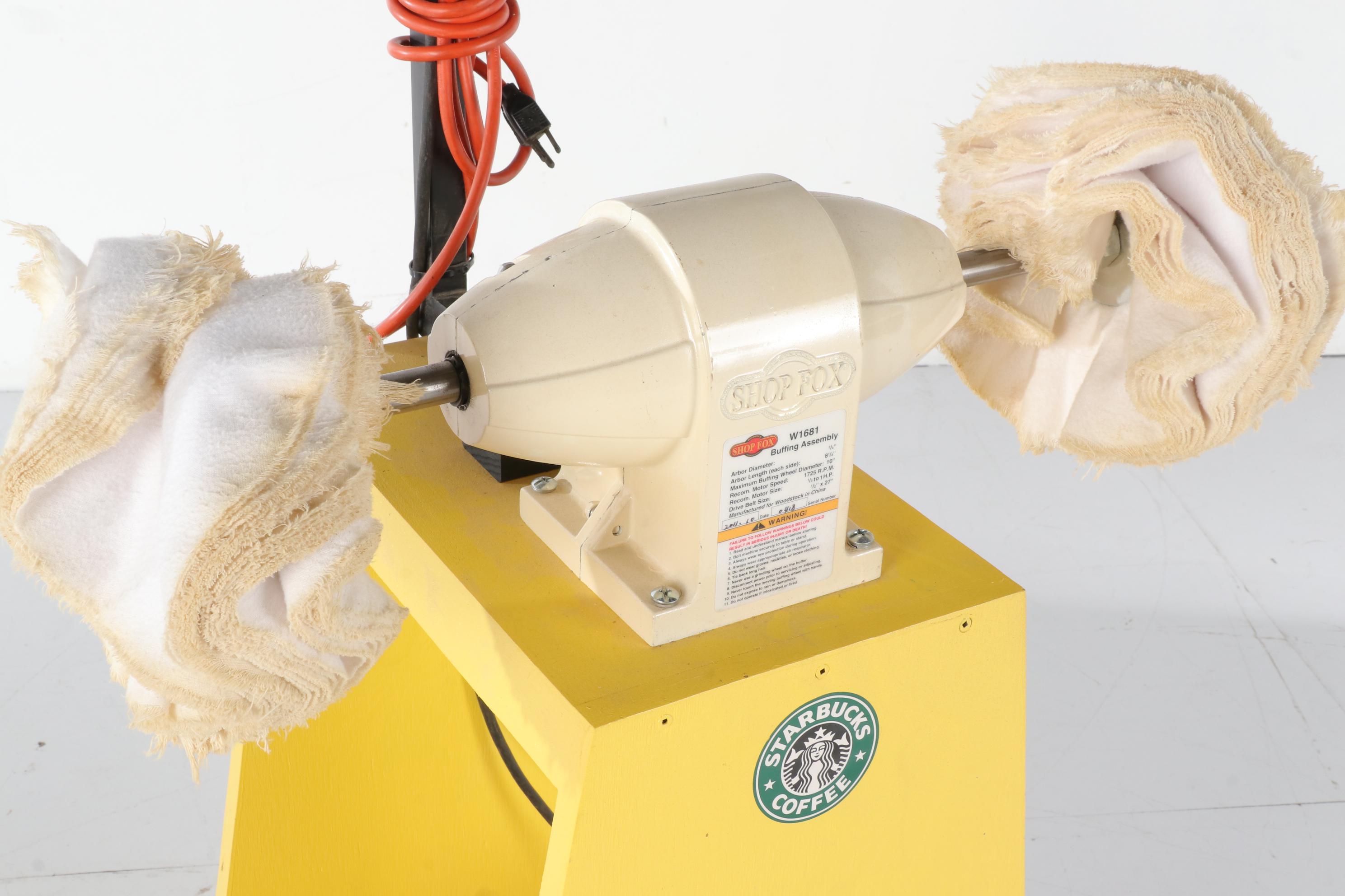 Shop Fox 1HP Power Buffing Station EBTH