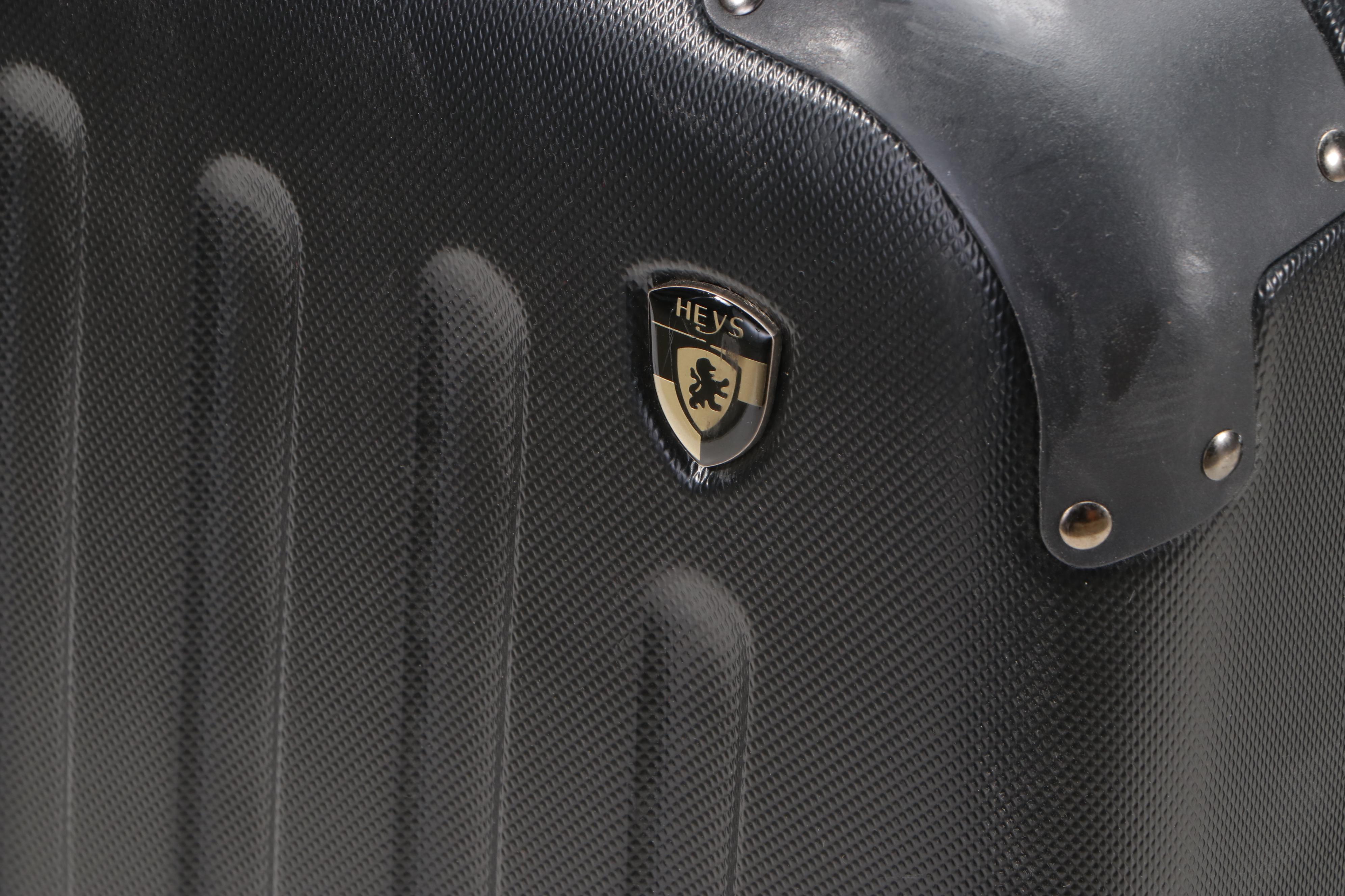 Heys Sidewinder Hard Body Luggage Set in Black EBTH